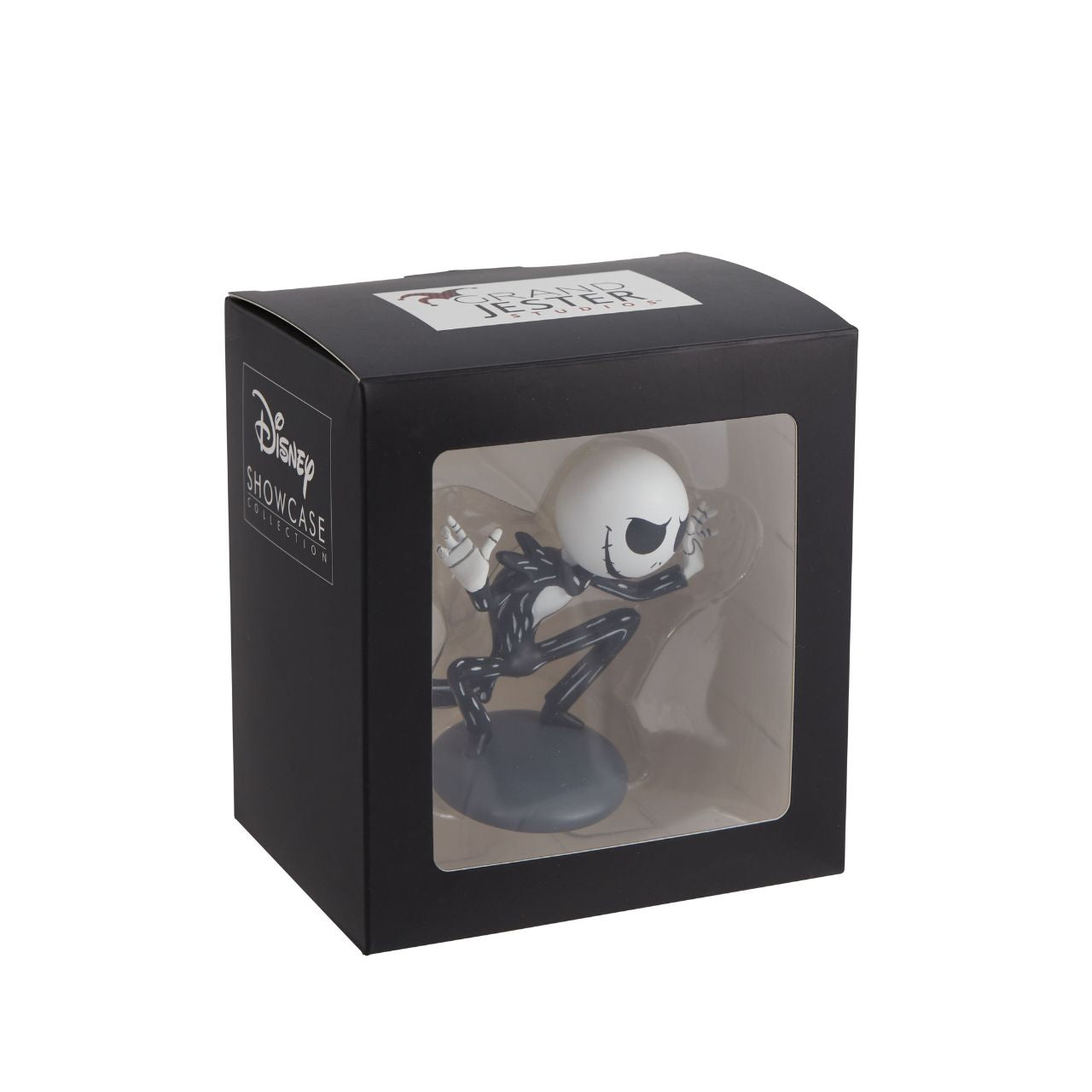 This mini Jack Skellington is the perfect gift for any Nightmare Before Christmas fans. Dressed in his iconic black and white suit, the Pumpkin King will sit happily in any collection. Ideal for Halloween, birthdays or as just a little treat. Made from high quality vinyl. Comes in a fully branded window box.