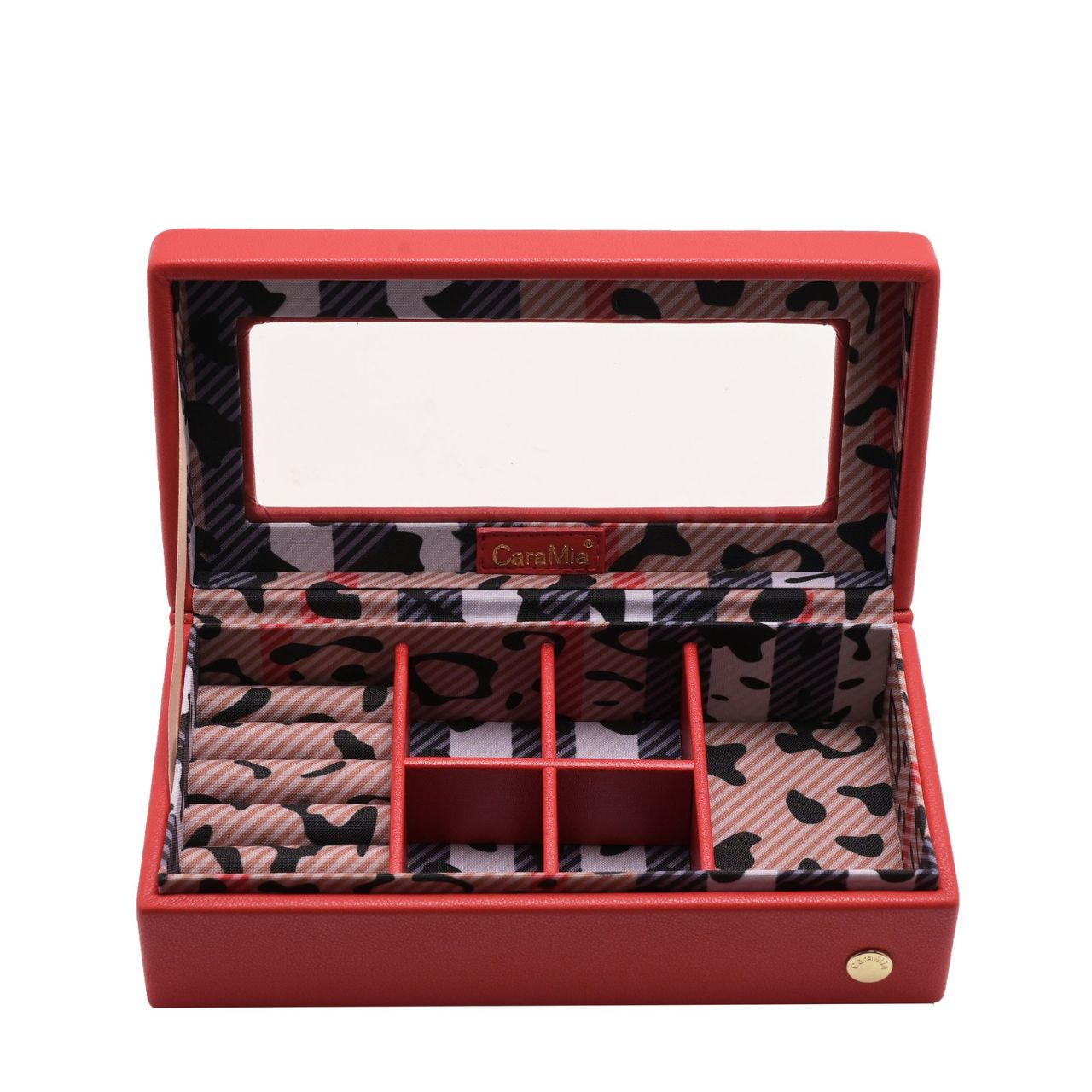This striking jewellery case provides the perfect storage solution for those with style and flair.