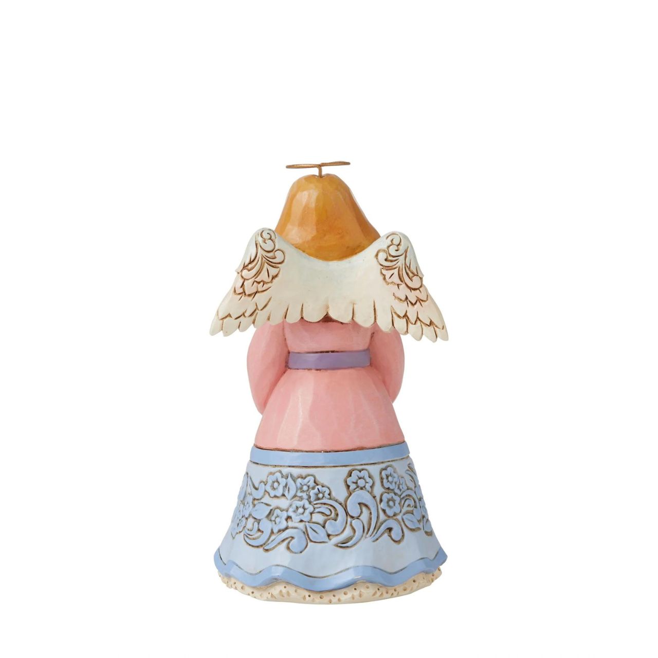 Angel with Basket of Easter Blessings Figurine Pint Sized by Heartwood Creek "Basket of Easter Blessings" This charming Angel from the artistry of Jim Shore holds an Easter Basket adorned with flowers and full of eggs in this heartfelt holiday design.