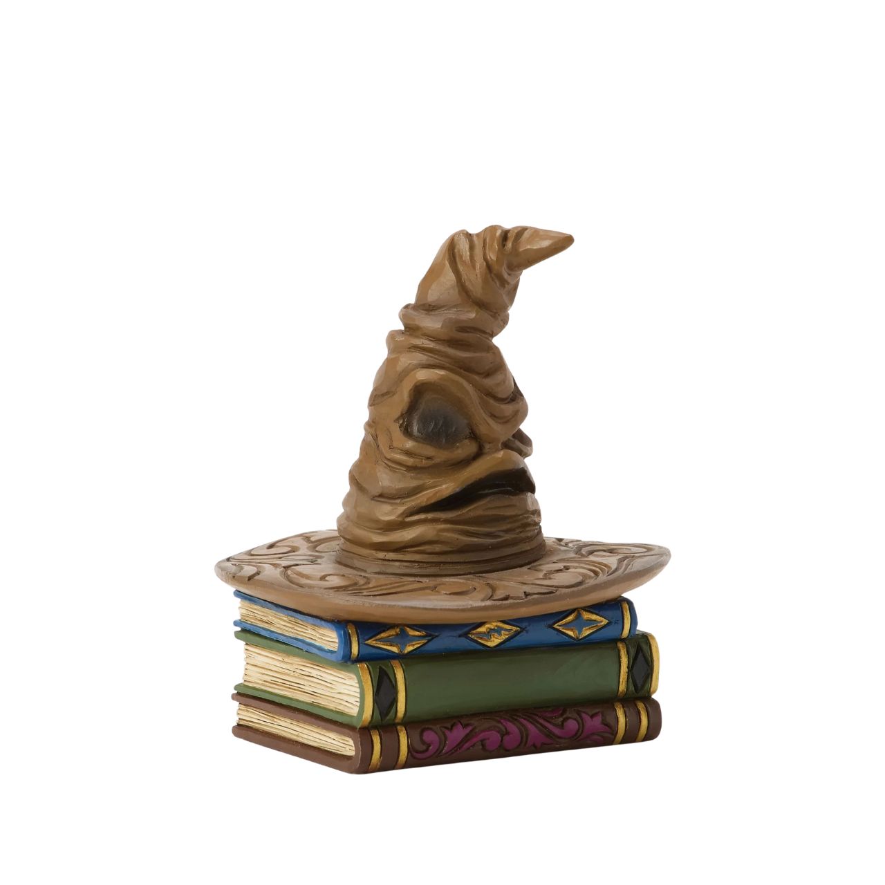 Launched January 2025, the Harry Potter by Jim Shore collection brings the iconic characters from the film franchise to life in a whole new way. Hand carved and painted in high quality cast stone, the Mini Sorting Hat is the perfect addition to any collection.