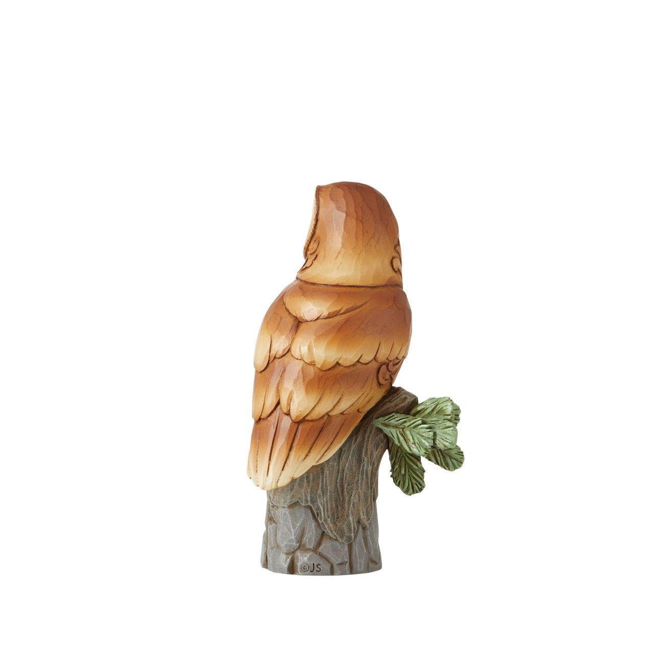 The stunning Barn Owl has a stark white heart-shaped face and matching plumage. With a magnificent wingspan, they are totally silent while in flight. Take the magic of this stunning creature home with this striking figurine miniature by Jim Shore.