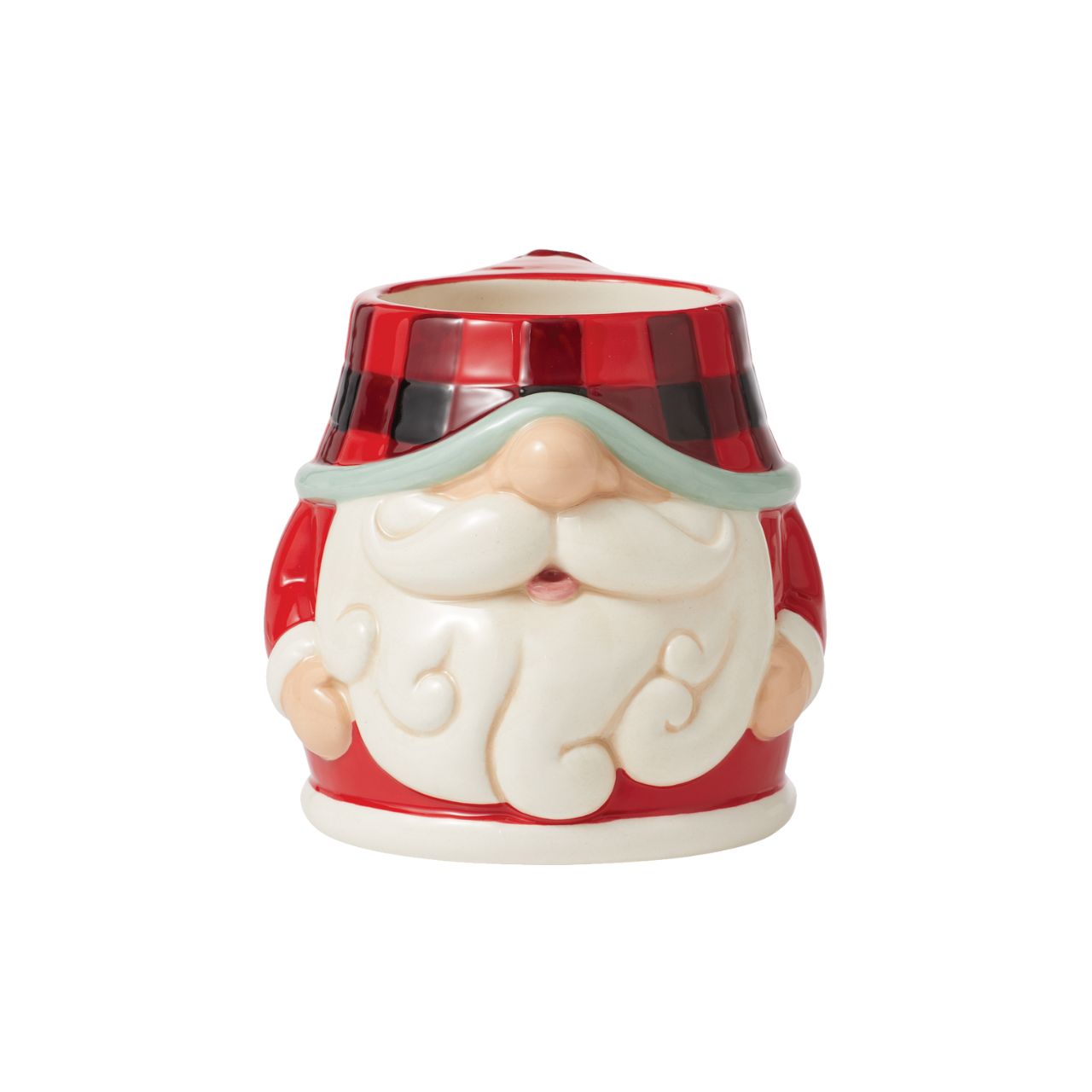 Heartwood Creek Highland Glen Mug Designed by award winning artist Jim Shore as part of the Heartwood Creek Highland Glen Collection, hand crafted using high quality cast stone and hand painted, this festive mug is perfect for the Christmas season.