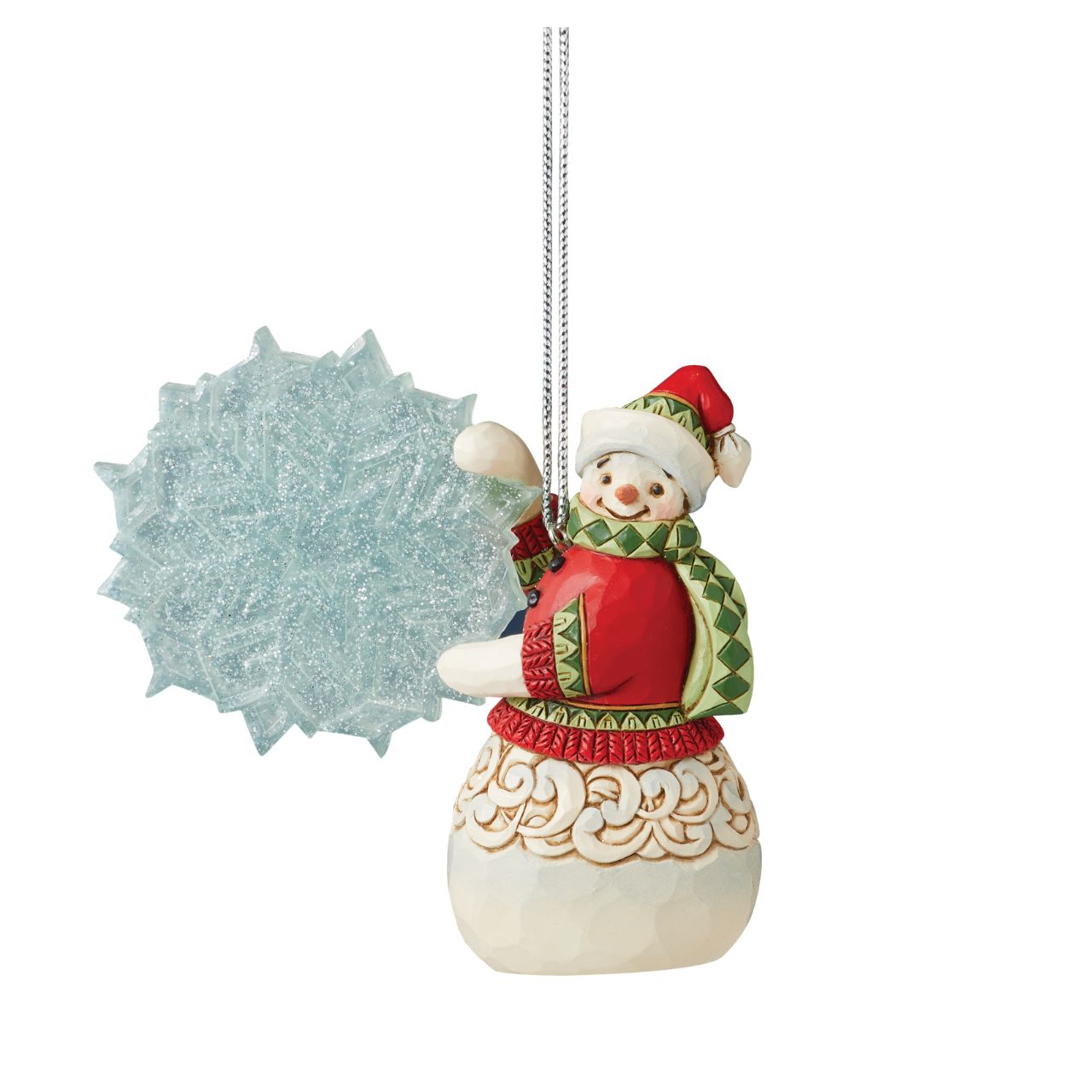 Legend of Snowflake Christmas Hanging Ornament Celebrate Christmas with this beautiful hand crafted and hand painted Legend of Snowflake Hanging Ornament. Decorate your tree this Christmas with this Legend of Snowflake Hanging Ornament.