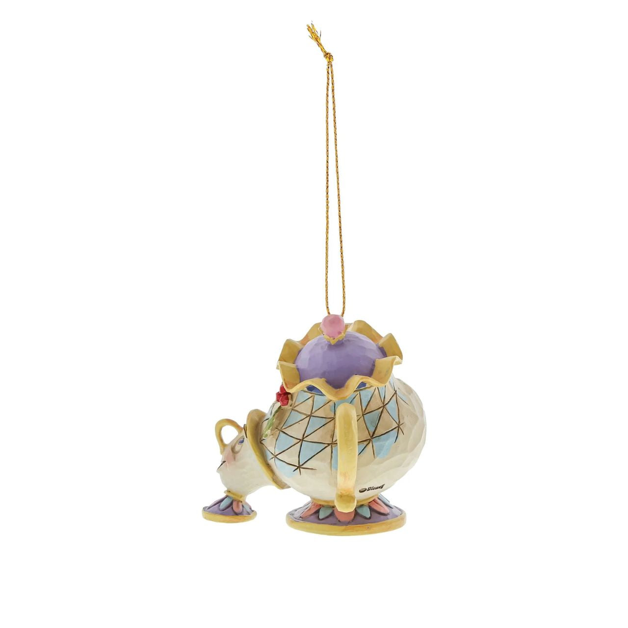 This spectacular piece features a pair of popular characters - Mrs Potts & Chip - from the classic animated film, Beauty and the Beast.