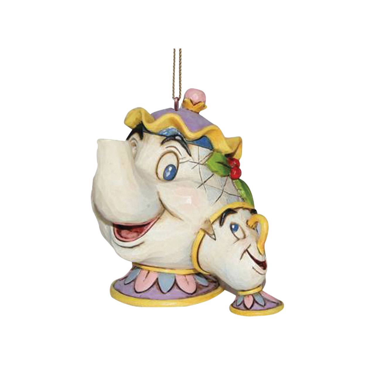 This spectacular piece features a pair of popular characters - Mrs Potts & Chip - from the classic animated film, Beauty and the Beast.