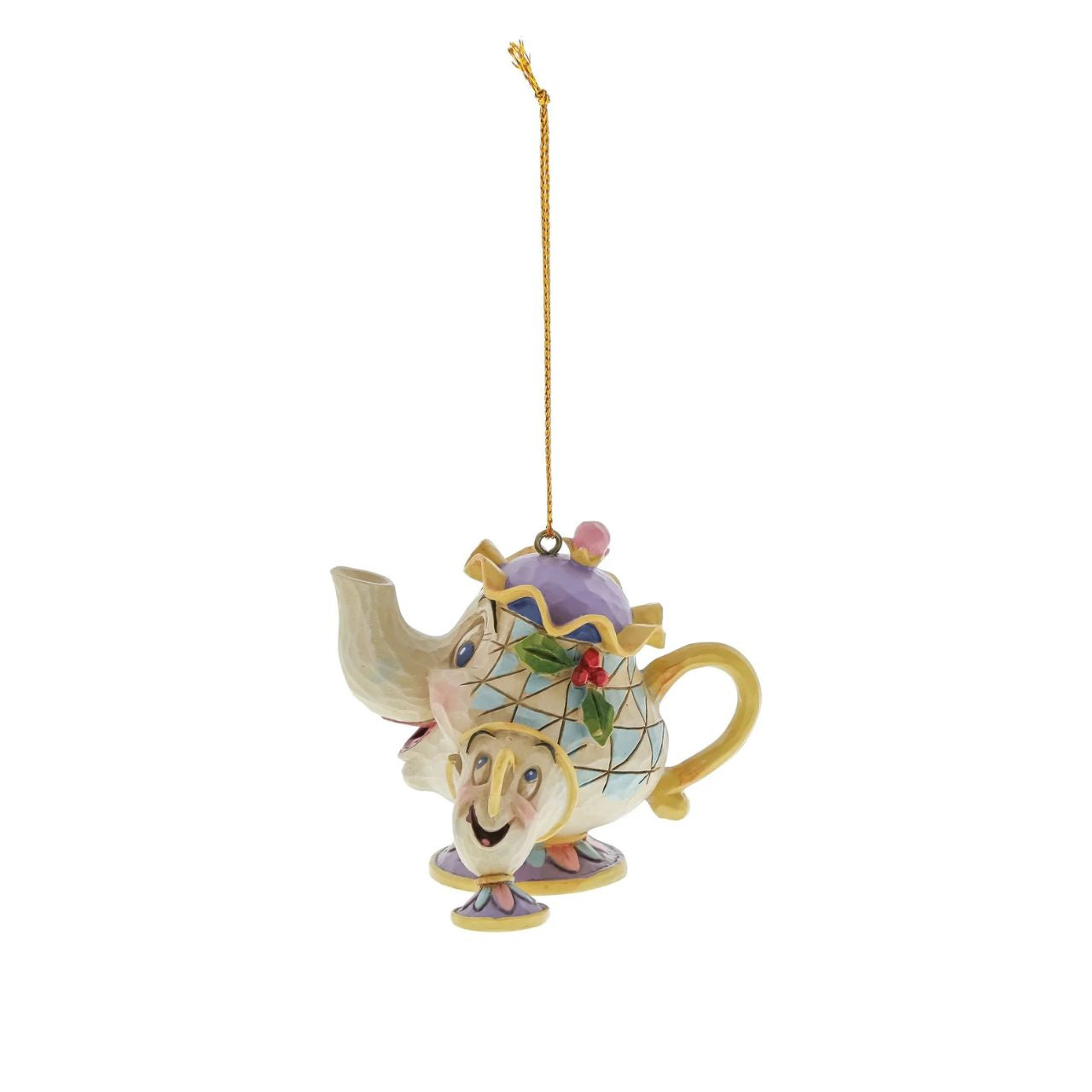 This spectacular piece features a pair of popular characters - Mrs Potts & Chip - from the classic animated film, Beauty and the Beast.