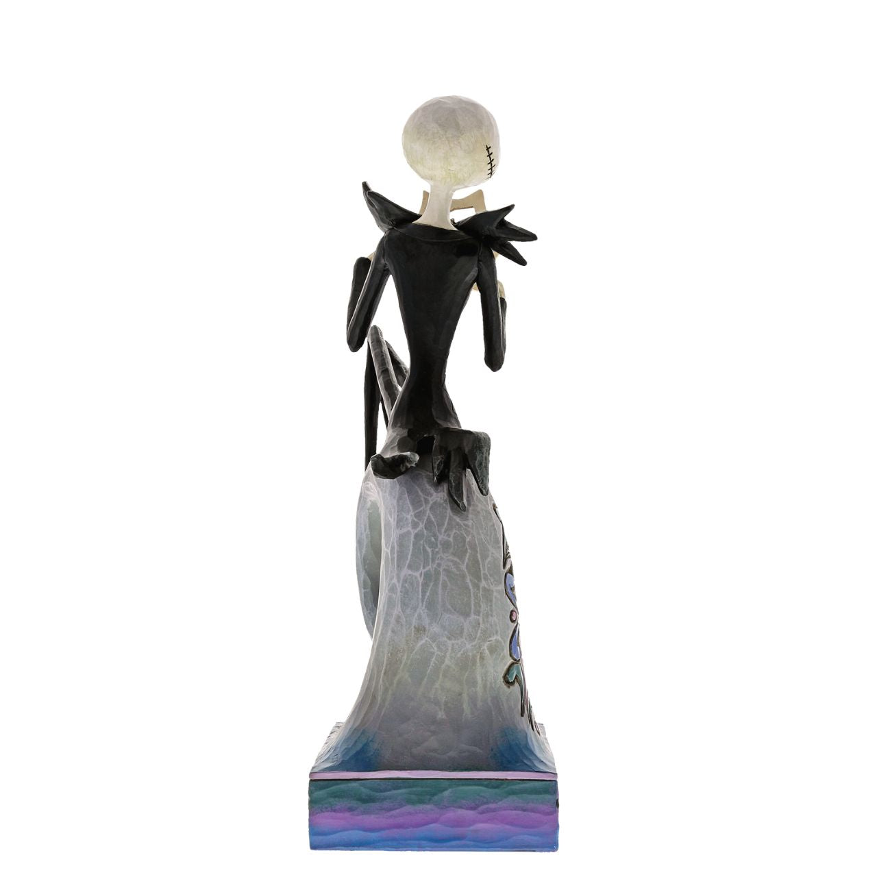 Disney Traditions by Jim Shore "What's This?" - Jack Skellington Figurine In this captivating sculpture, Jim Shore features the King of Pumpkin Town discovering just how fun Christmas can be| In this Nightmare Before Christmas figurine you can almost hear Jack Skellington singing as he uncovers the delight of the holiday.