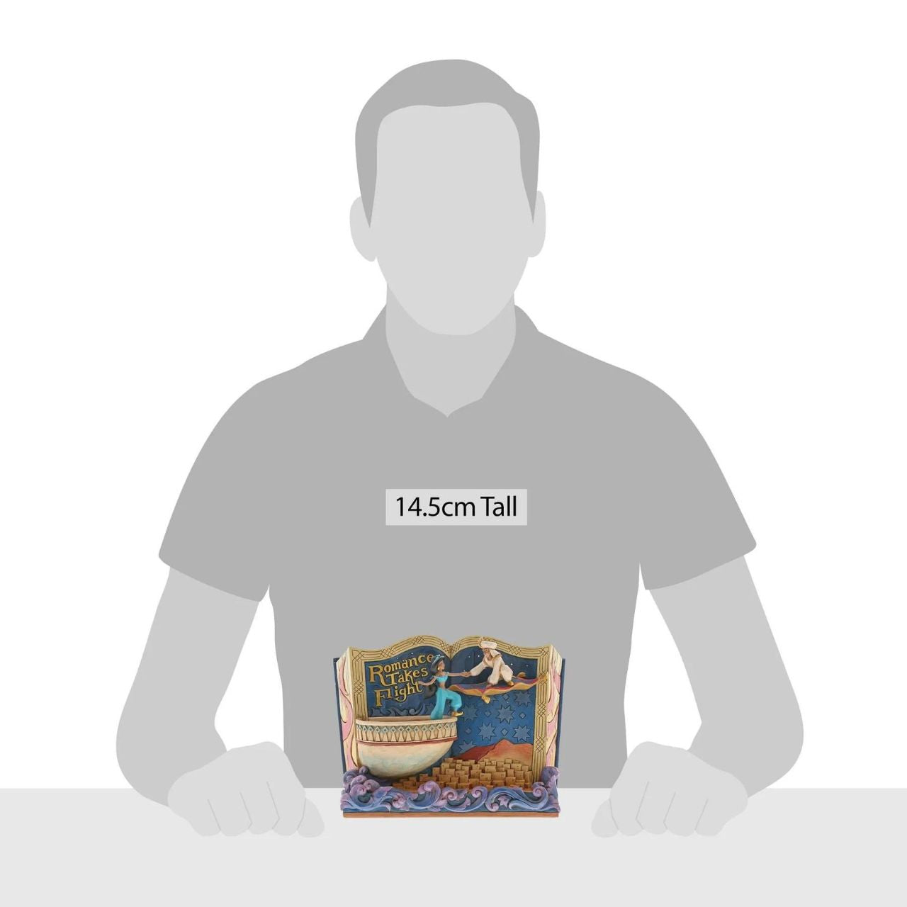 Disney Traditions Romance Takes Flight Storybook Aladdin Figurine