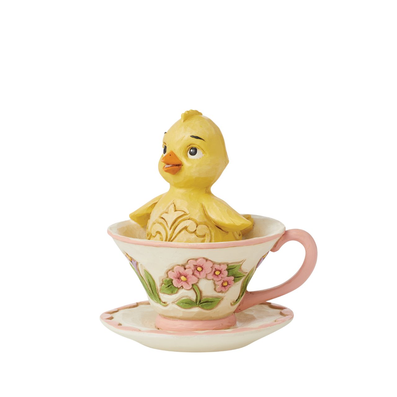 Heartwood Creek Tiny Chick in a Teacup Figurine