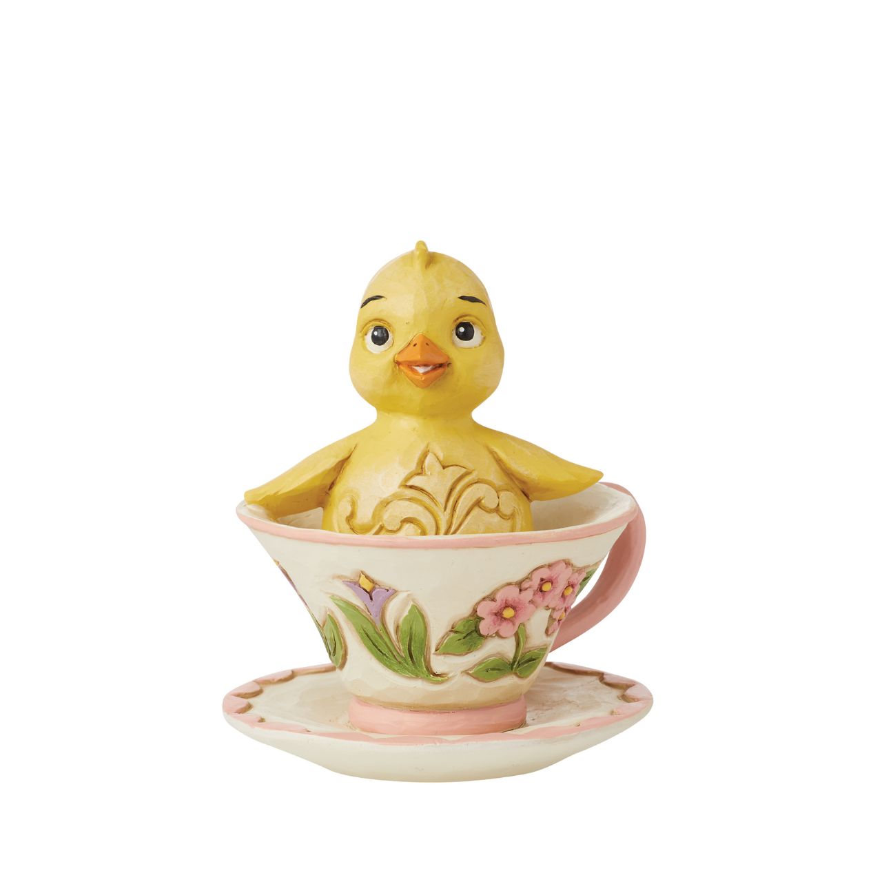 Heartwood Creek Tiny Chick in a Teacup Figurine