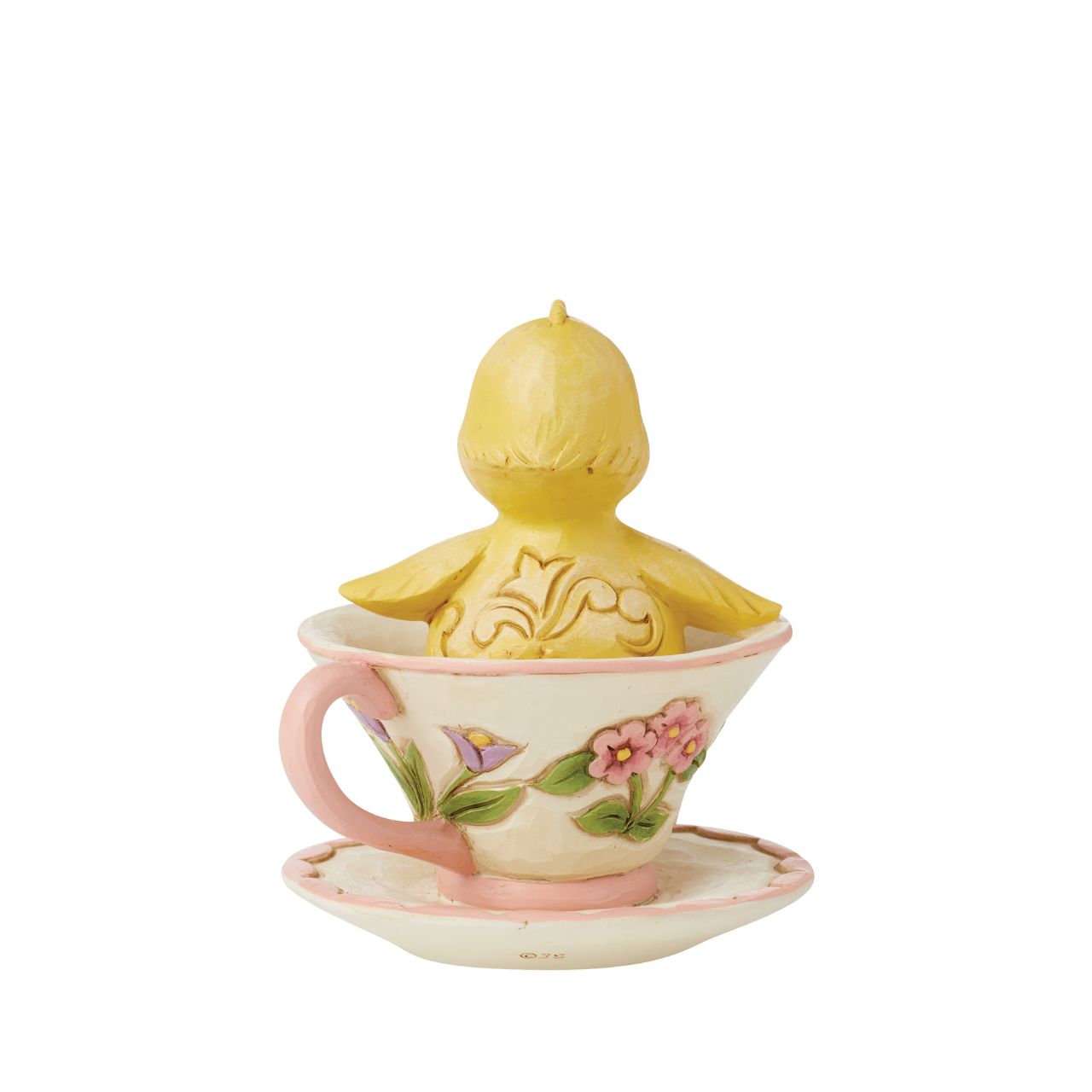 Heartwood Creek Tiny Chick in a Teacup Figurine