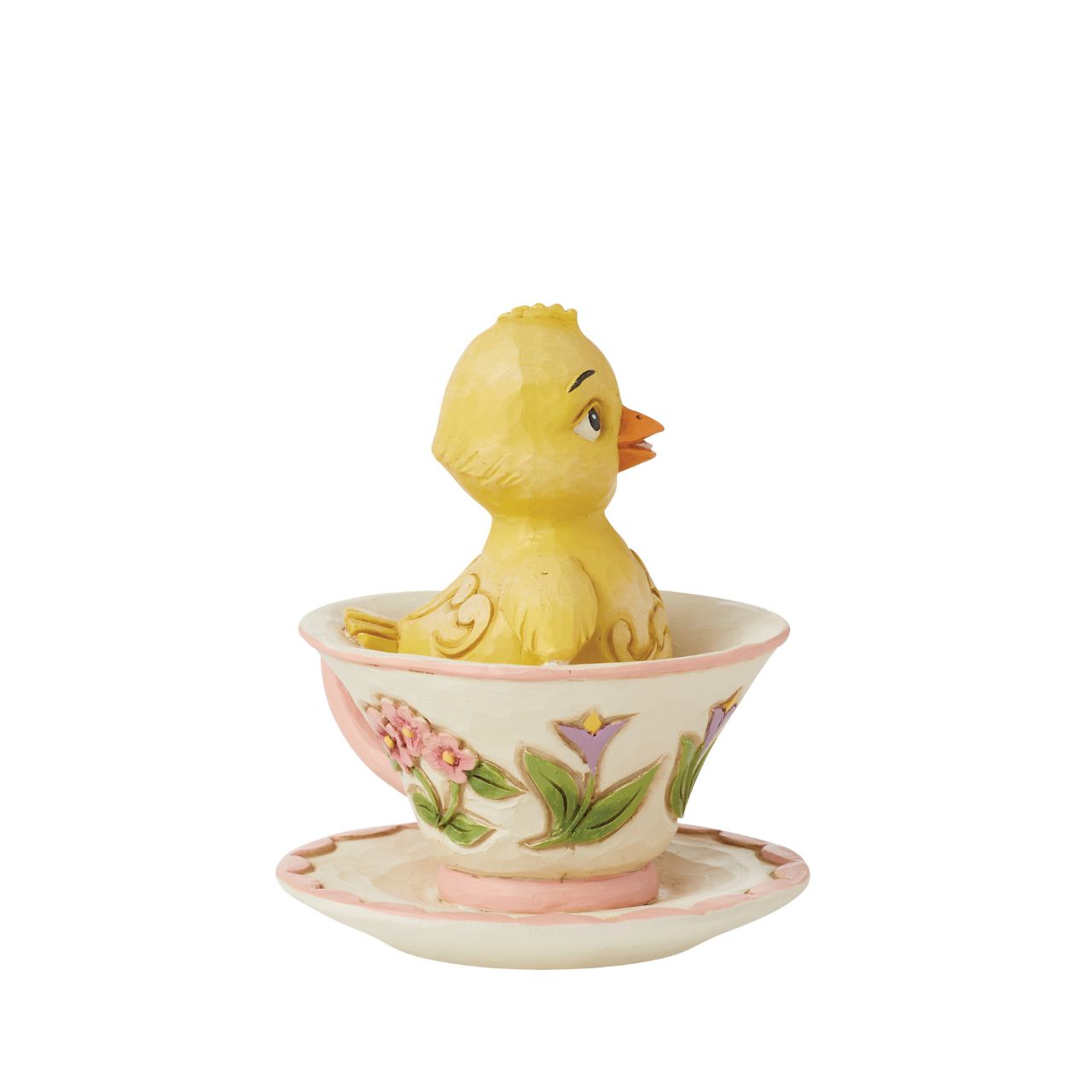 Heartwood Creek Tiny Chick in a Teacup Figurine