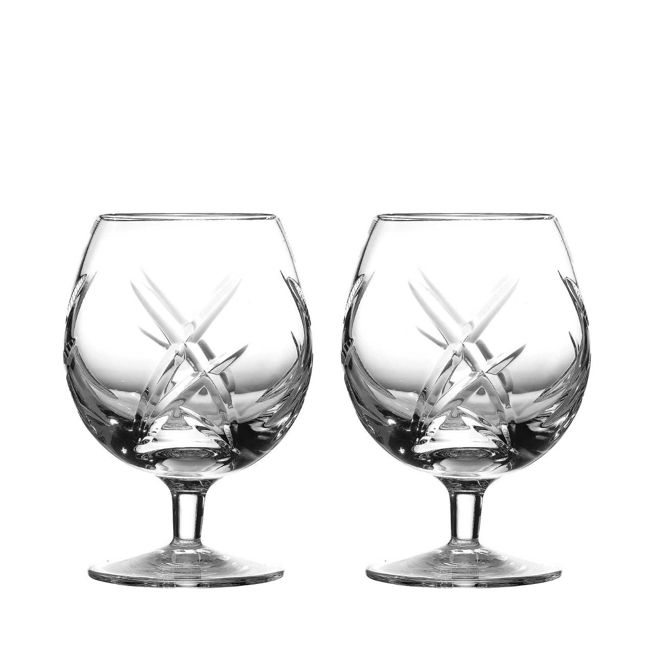 Waterford John Rocha Signature Brandy Glasses Set of 2 John Rocha captures the clarity and purity of Waterford Crystal with his contemporary collection of stemware.