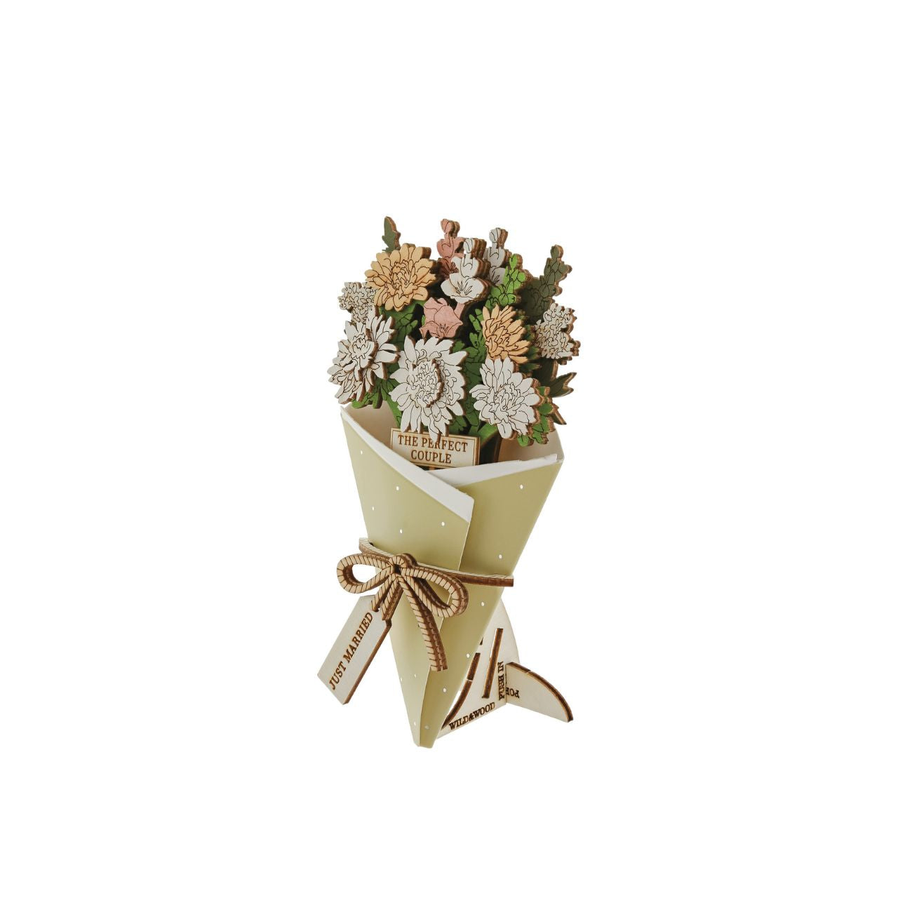Surprise and delight someone with a beautiful bouquet figural card - Send them loads of love through the post with our letterbox inspired 3D figurine card..