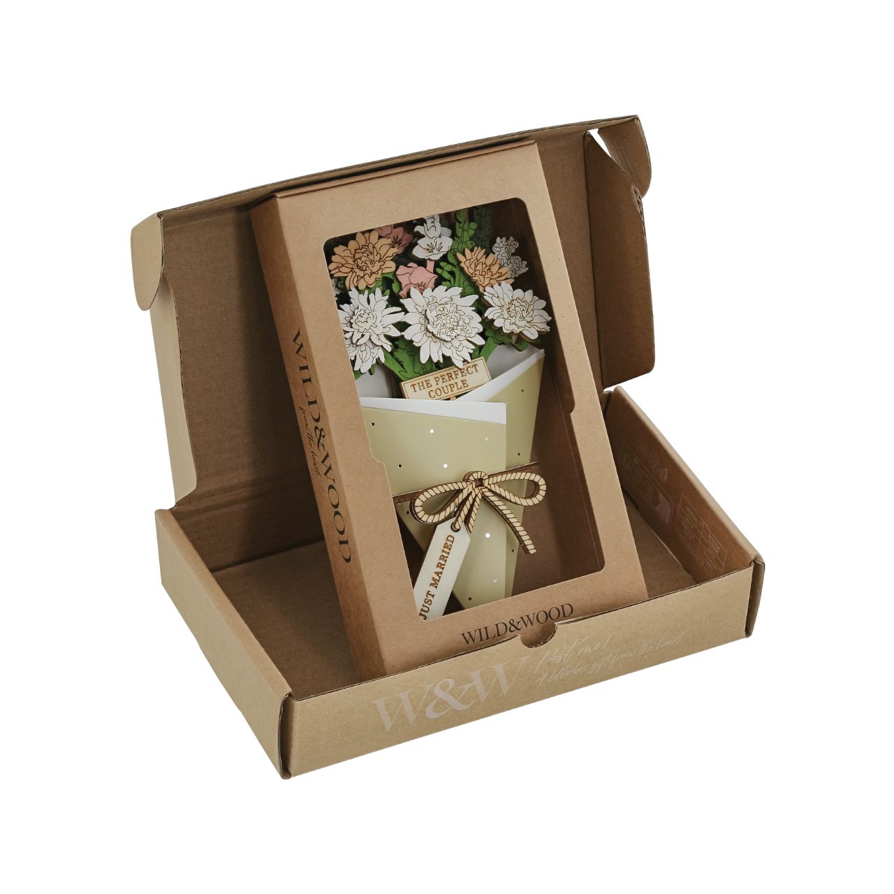 Surprise and delight someone with a beautiful bouquet figural card - Send them loads of love through the post with our letterbox inspired 3D figurine card..