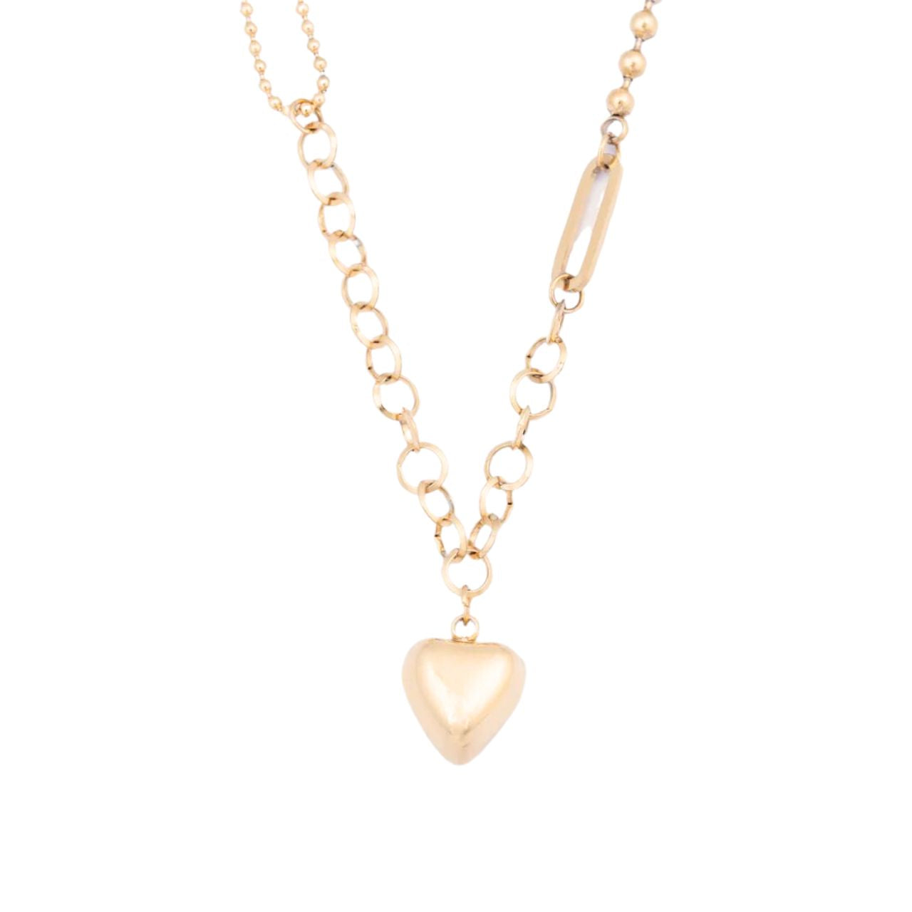 Heart Necklace by Knight & Day Beautiful heart necklace with variety of chains. Length 50 + 5cm extension. Gold plating.