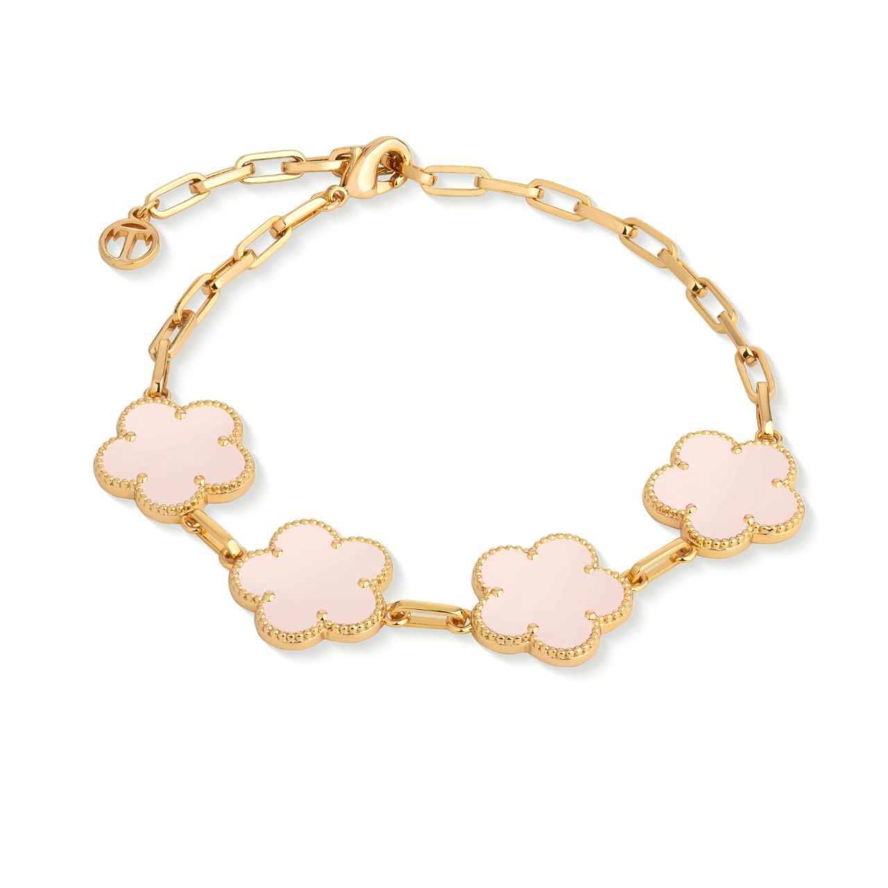 Introducing the Le Fleur Collection – a stunning assortment of jewellery that embodies elegance and charm. Each piece is plated in radiant yellow gold and showcases intricate designs, available in a range of captivating colours, from coal black and shamrock green to baby pink and deep red.