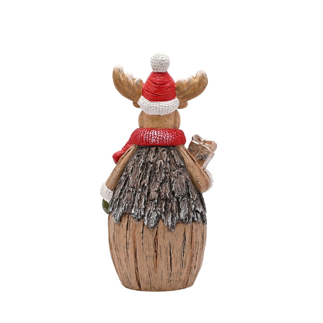An LED Light Up Reindeer Ornament. Add some Christmas magic to your stores and homes with this wonderfully crafted decorative ornament.