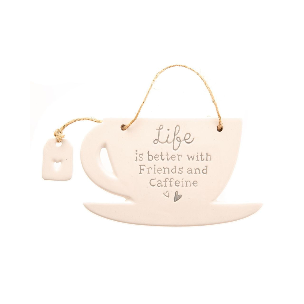 This gorgeous teacup hanging plaque would make a super cute gift for you or your loved ones this spring. Spruce up your coffee dates by decorating your living room or kitchen with this charming plaque.
