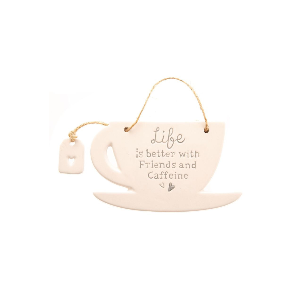 This gorgeous teacup hanging plaque would make a super cute gift for you or your loved ones this spring. Spruce up your coffee dates by decorating your living room or kitchen with this charming plaque.