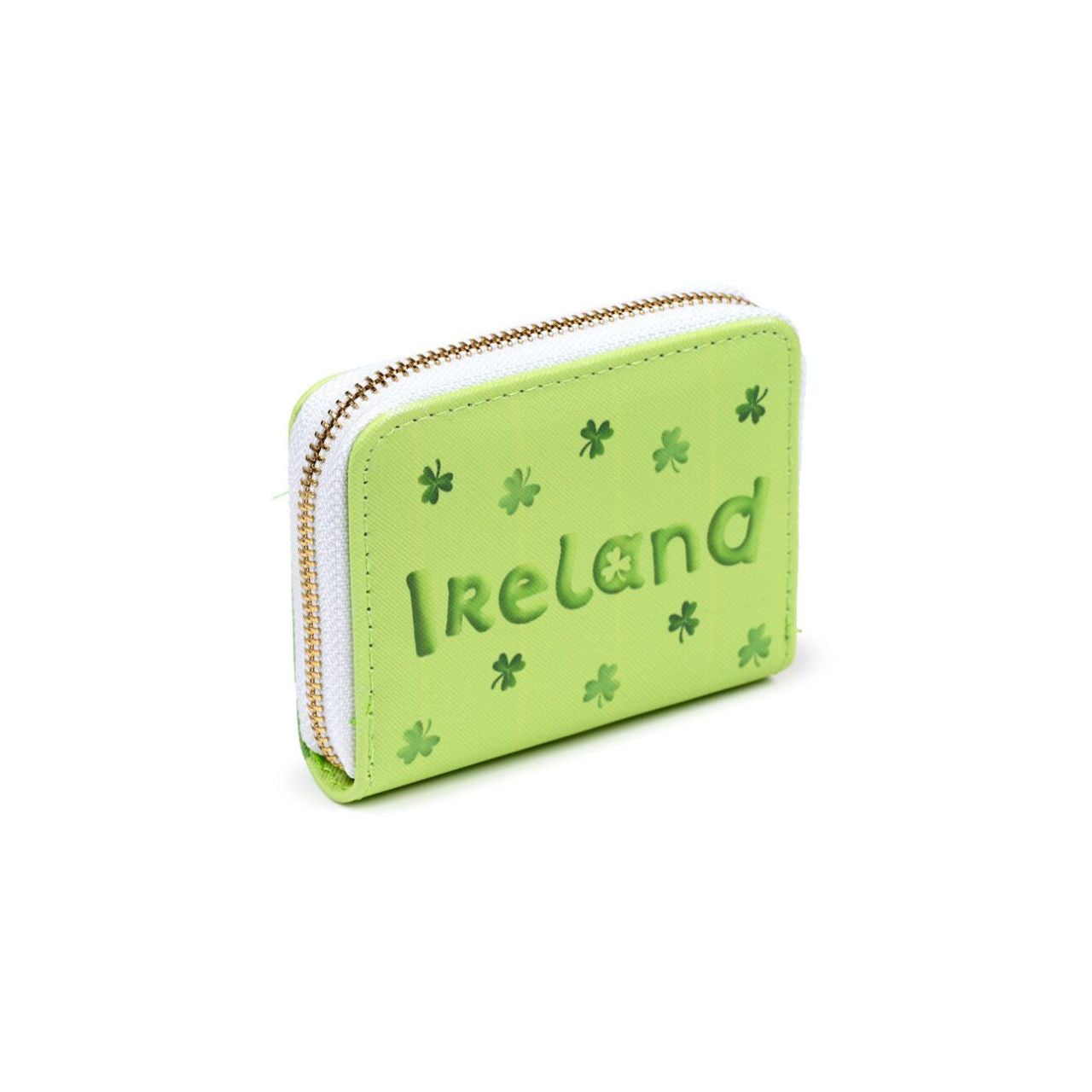 Elevate your everyday essentials with the Luck of the Irish Zip Around Small Wallet Purse. Crafted for both style and practicality, this compact wallet features a secure zip closure to keep your valuables safe while offering organized compartments for cards and cash.