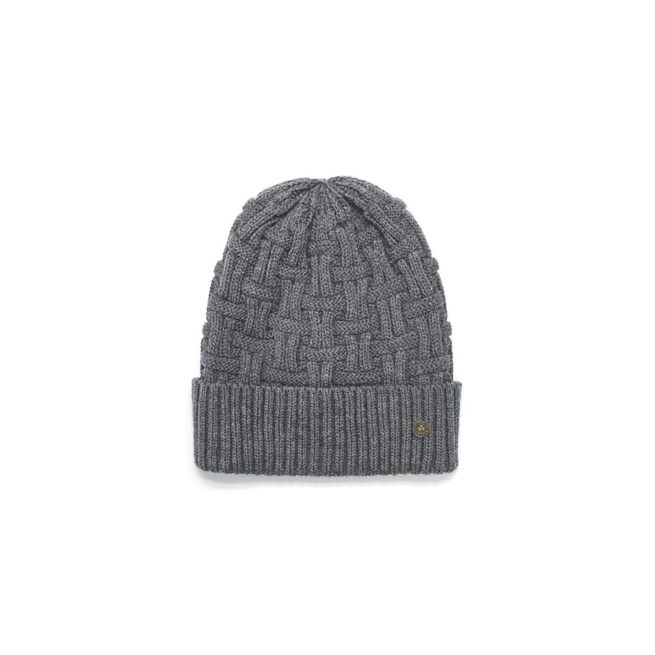 Expertly crafted for warmth and style, the Man of Aran Basket Weave Dark Grey Cuff Beanie is a must-have for colder days. Its basket weave design adds texture and visual interest, while the soft lining provides added comfort.