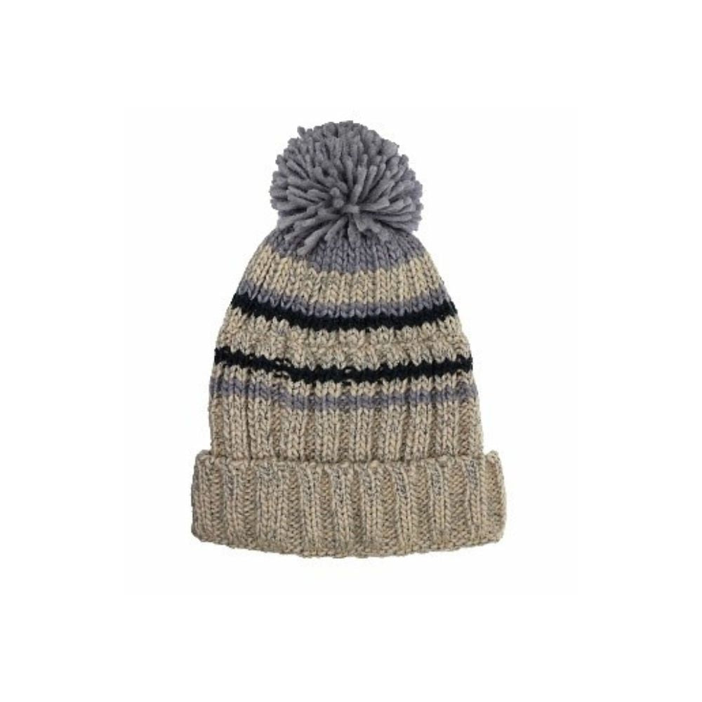 Man of Aran Stripes Fleece Lined Beanie This Man of Aran Stripes Fleece Lined Beanie is a must-have winter accessory. Its unique stripe pattern is inspired by the traditional style of the Aran Islands. Crafted from a cozy fleece-lined wool and cotton blend, this stylish beanie is the perfect way to stay warm in cold weather.