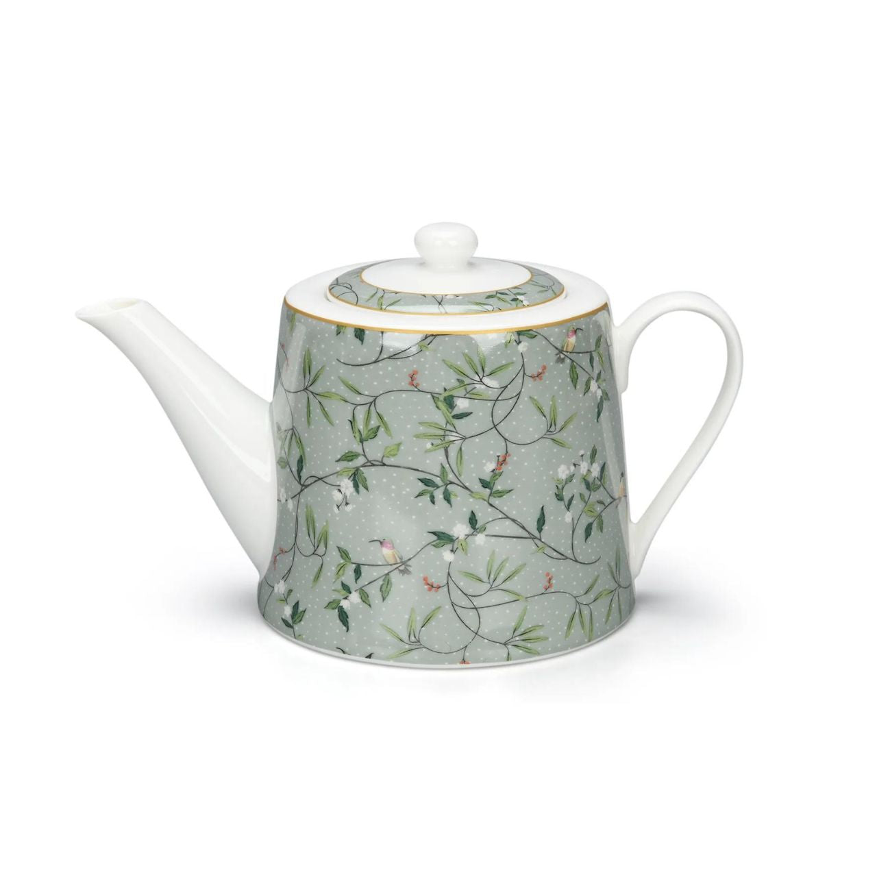 Alice Bell Tea Pot by Mindy Brownes Add an elegant touch to your tea service with the Mindy Brownes Alice Bell Collection Bell Teapot. Crafted of luxurious ceramic, this set features a Bell Teapot with an ornate design.