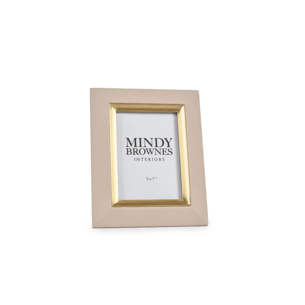 The Sutera Picture Frame in Cream presents a luxurious touch to your cherished memories. Its elegant design with gold detail elevates the beauty of your favourite 5 x 7 photo. Crafted with top-quality materials, it adds a touch of sophistication to any space. Display your special moments with style.