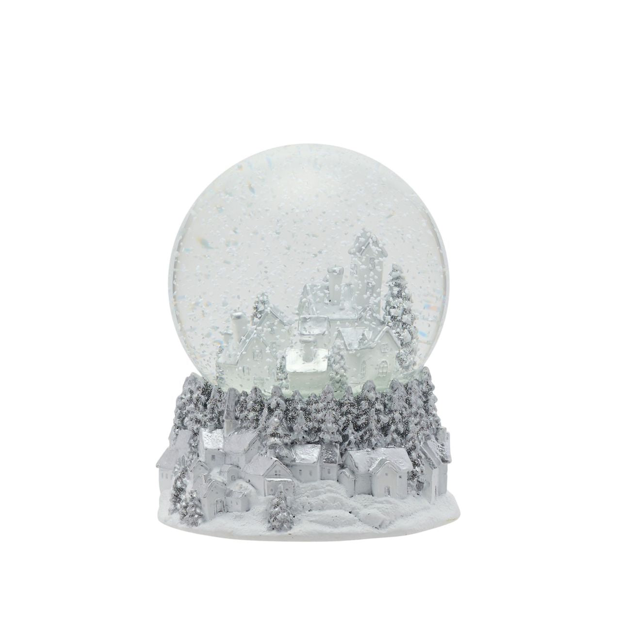 Bring the magic of Christmas into your home with this beautifully crafted musical snowglobe.