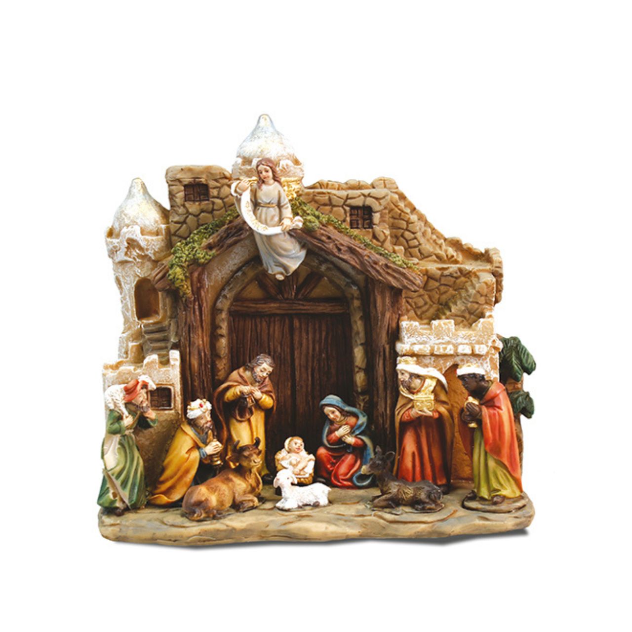 Nativity Holy Family with Shed
