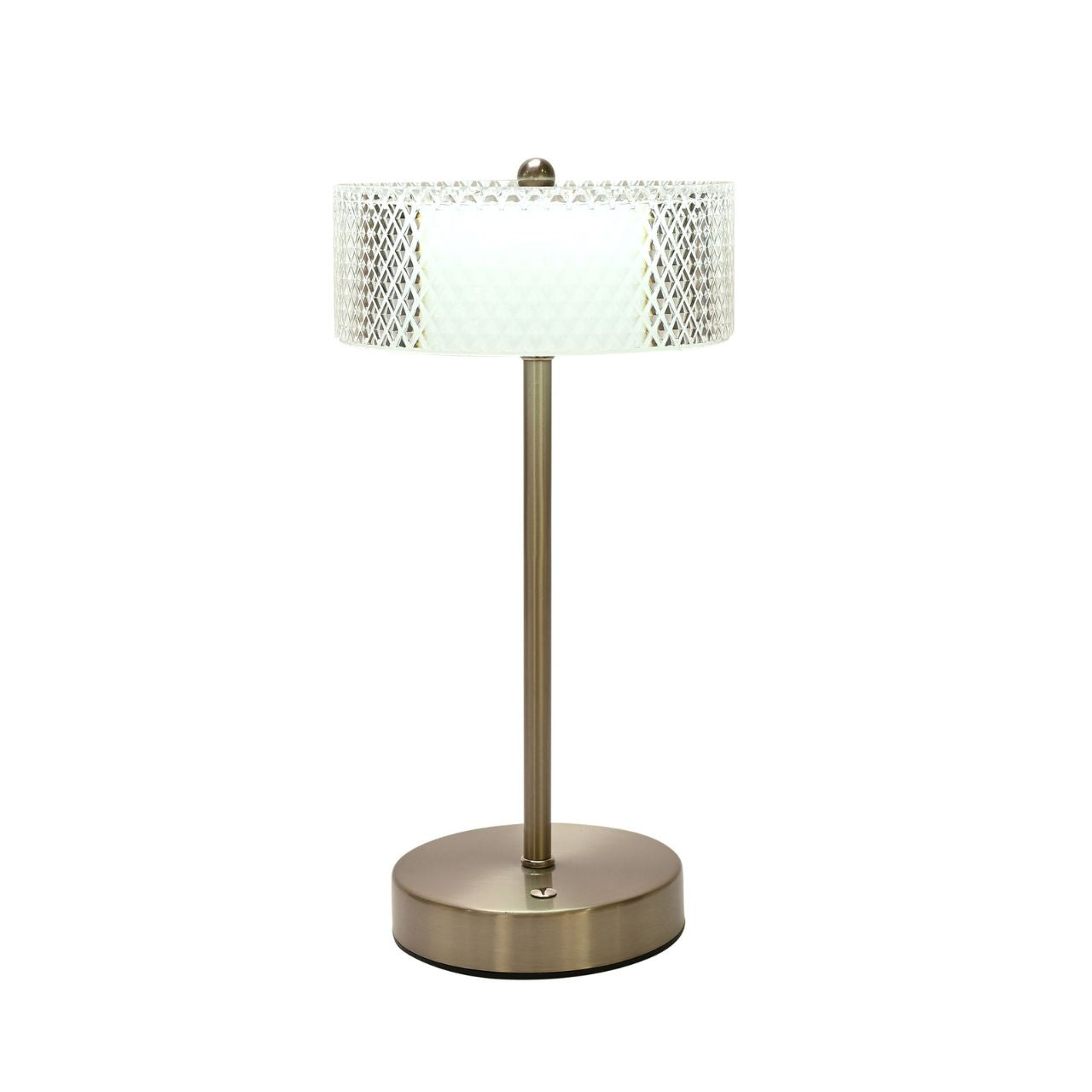 The lamp is adorned with a stunning silver colour, exuding a timeless appeal that seamlessly fits into a variety of interior aesthetics. The crystal effect shade gives off a certain wow factor.