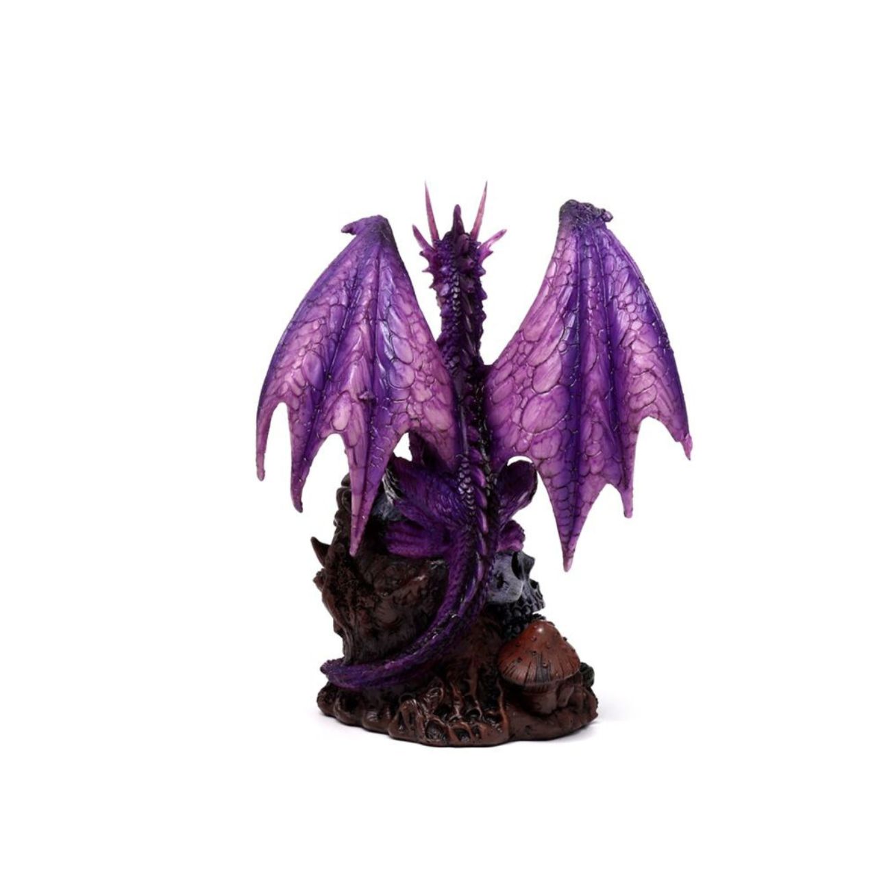 Discover the Enchanted Nightmare Amethyst Spirit of the Forest Skull Dragon, a captivating blend of mystique and elegance. Crafted with rich amethyst hues, this intricate piece embodies the enigmatic spirit of the forest entwined with dragon lore.