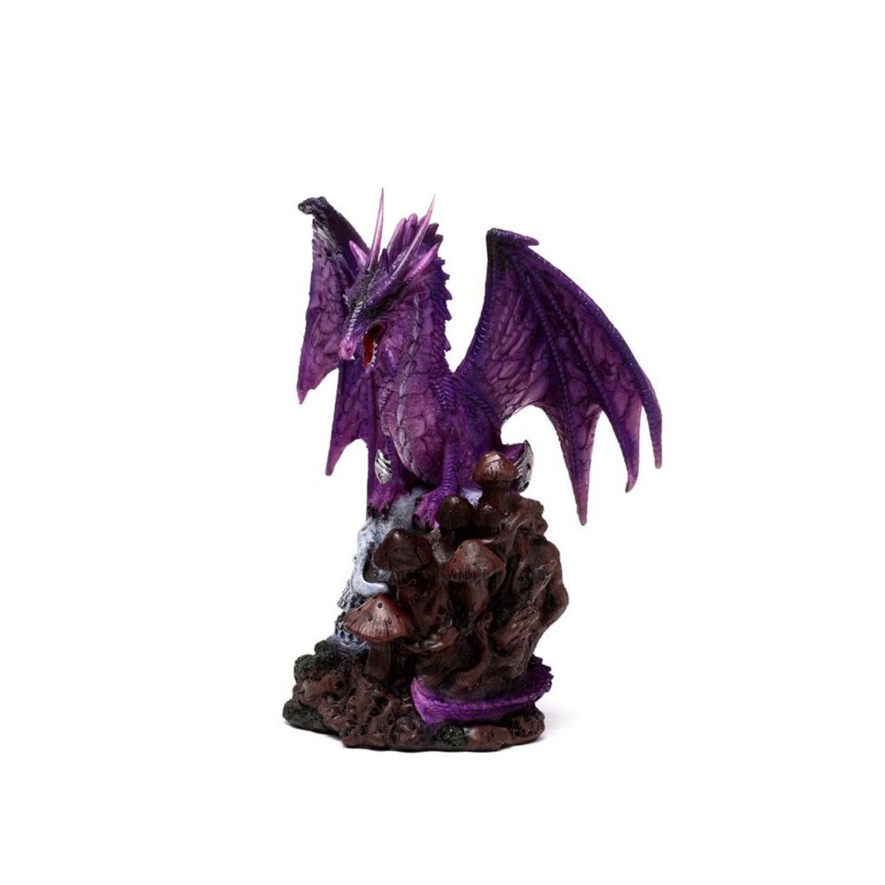 Discover the Enchanted Nightmare Amethyst Spirit of the Forest Skull Dragon, a captivating blend of mystique and elegance. Crafted with rich amethyst hues, this intricate piece embodies the enigmatic spirit of the forest entwined with dragon lore.
