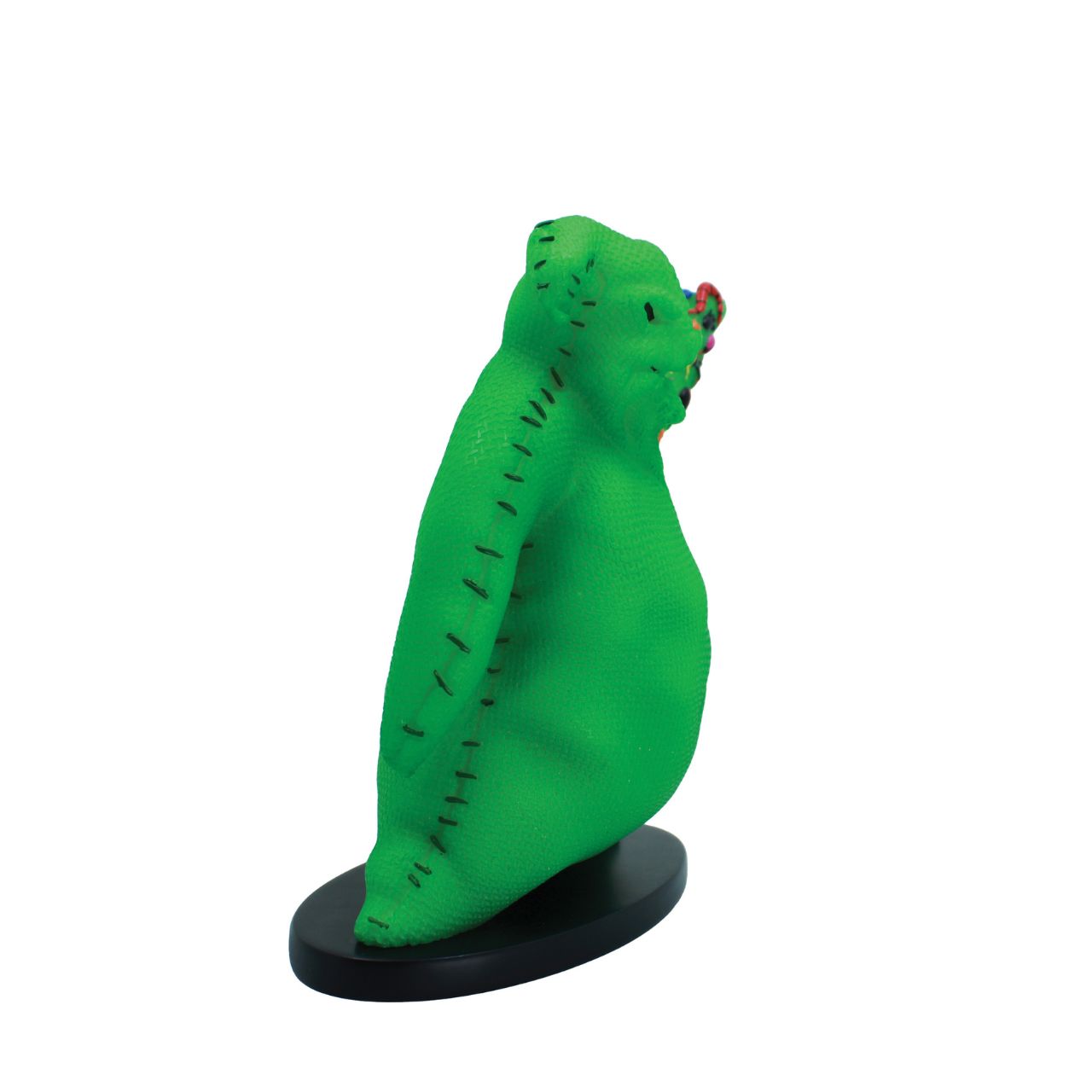 Imagine bringing home a piece of haunting magic with this Oogie Boogie glow-in-the-dark figurine. Every night will be full of delightful frights as Oogie Boogie, will let his ghostly glow add a touch of Halloween magic to your everyday.