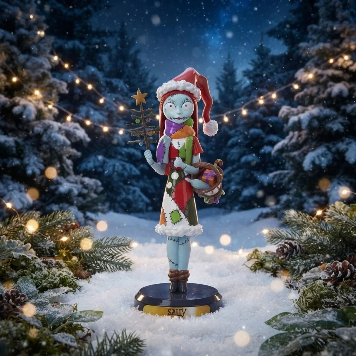 Sally comes to life in this enchanting Nightmare Before Christmas nutcracker, bringing festive magic to your holiday display.