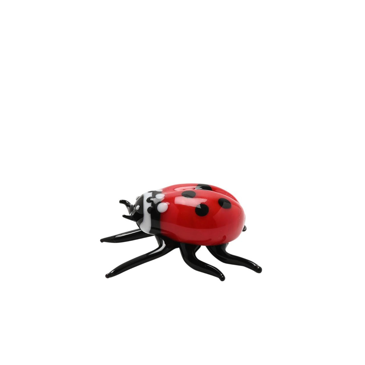 The Objets D'Art miniature glass figurine - ladybird by SOPHIA. Made from hand blown glass to create a 100% unique piece.