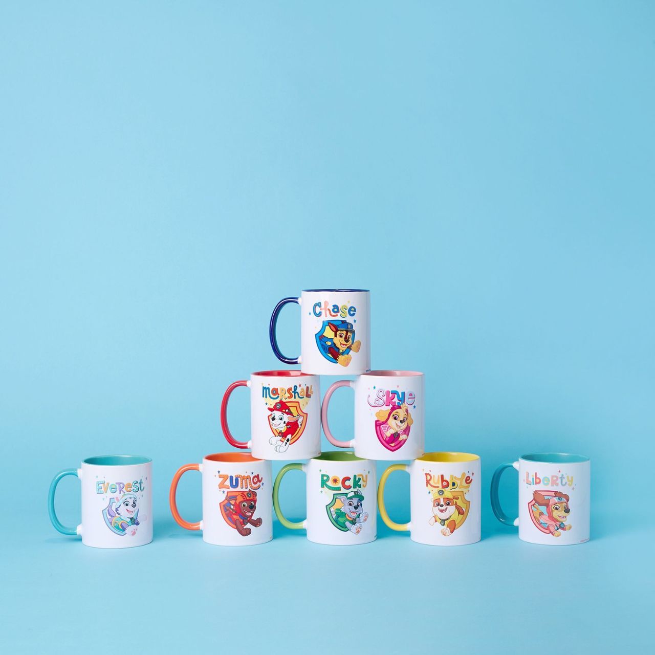 This mug will provide fans of the show with pleasure as they pay homage to the character Marshall. Marshall serves as the team’s firefighting-pup, known for his bravery and dedication. This is signified by his firefighter’s hat and the wording listed on the side, ‘I’m fired up!’