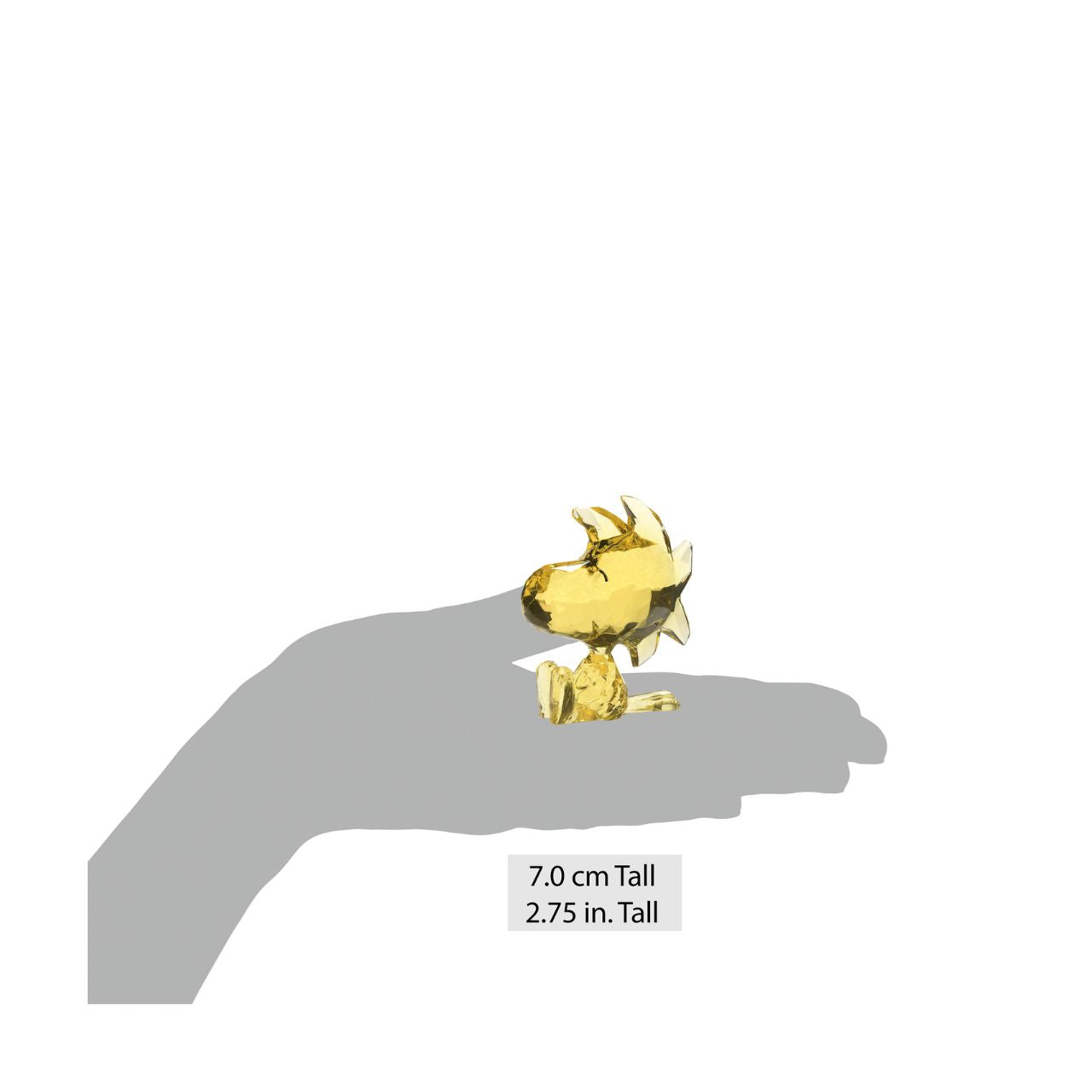 Celebrate your love for Peanuts with this "gem-cut" acrylic sculpture of your favourite character: Woodstock. Woodstock doesn't even know what type of bird he is, but one thing he is sure of is that he and Snoopy are destined to be great pals.