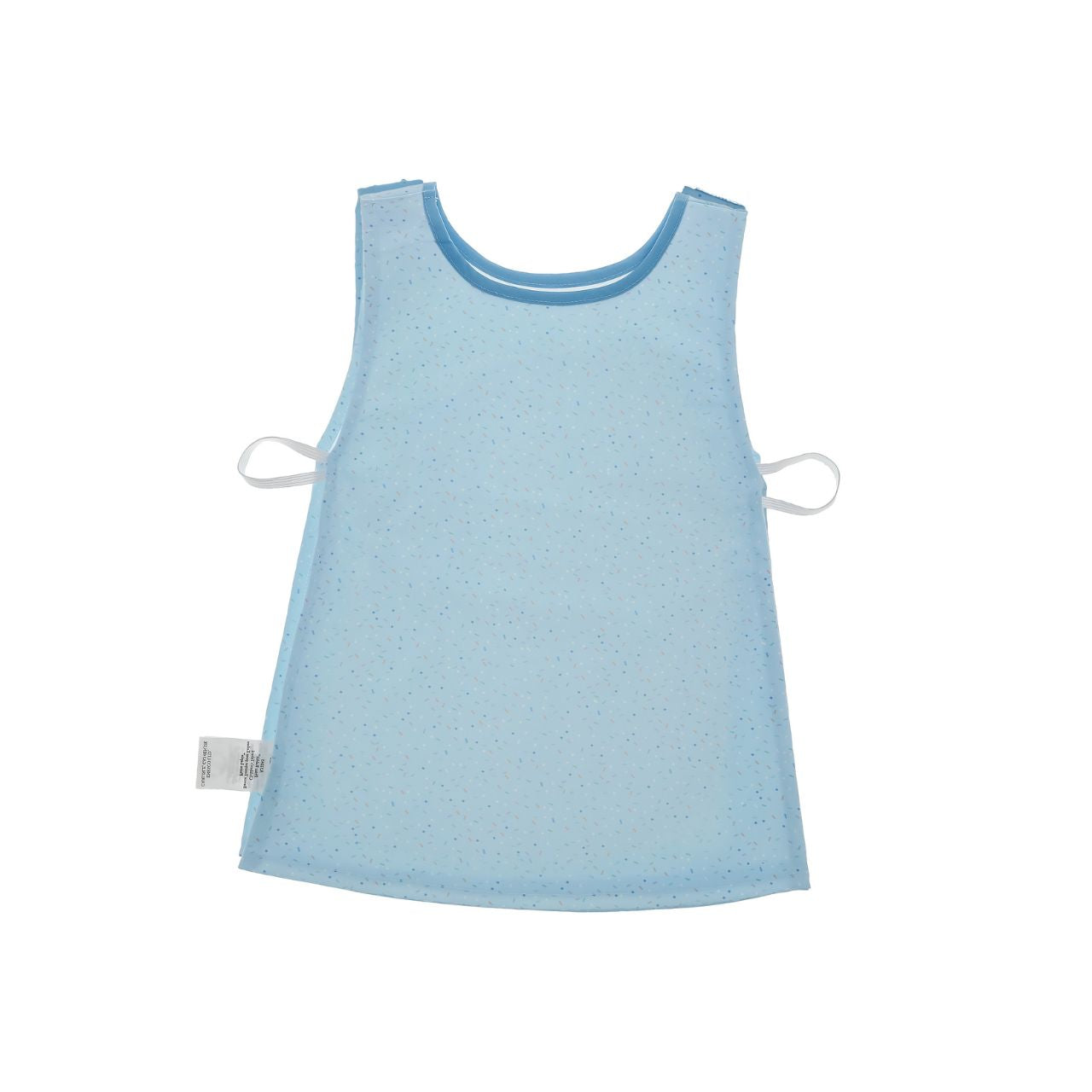 Introducing the charming Peter Rabbit Tabard, designed with both style and practicality in mind. Featuring hook & loop tape fastening at the neck and elasticated sides, this bib is easy to put on and adjust, ensuring a snug fit for your little one.