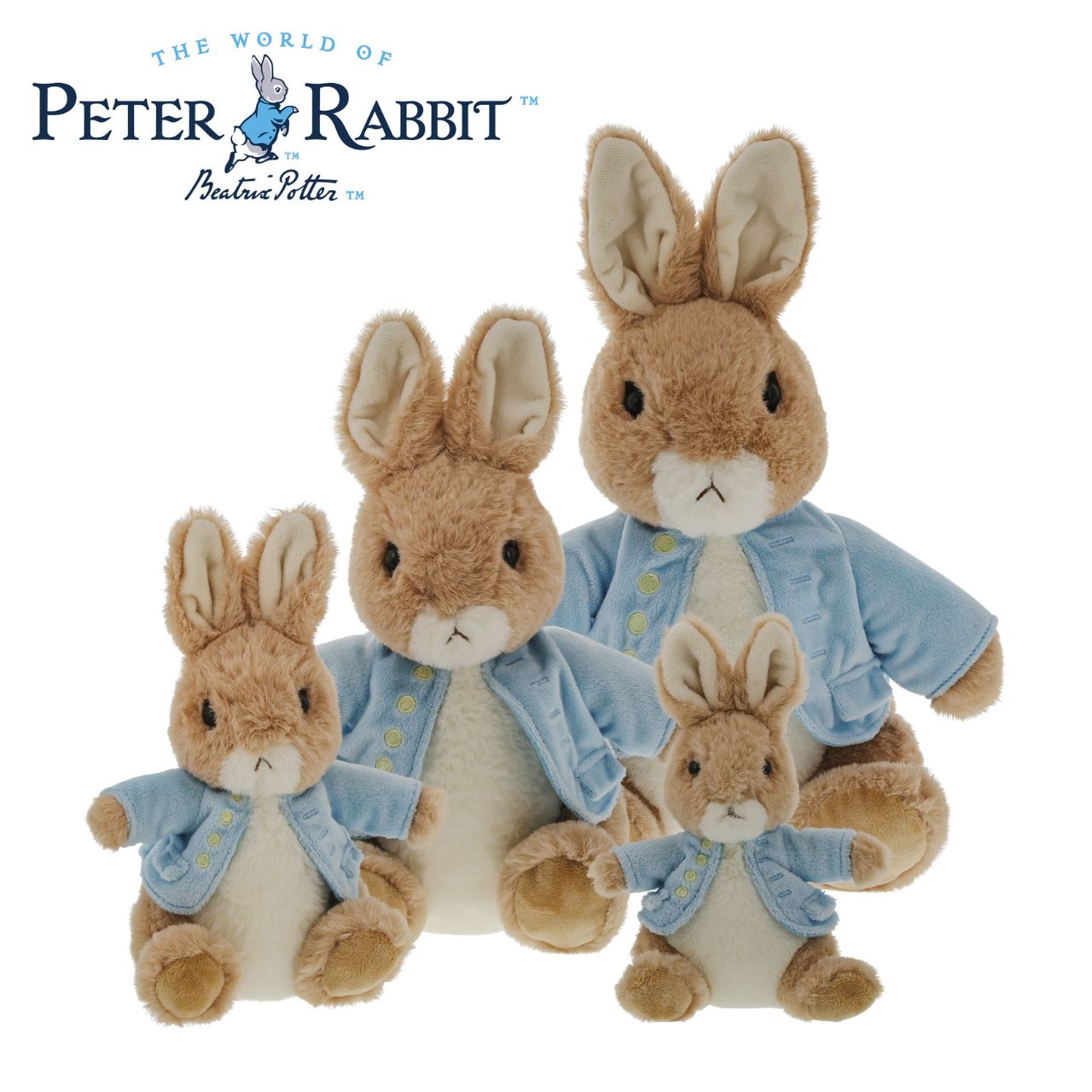 This Peter Rabbit soft toy is made from beautifully soft fabric and is dressed in clothing exactly as illustrated by Beatrix Potter, with his signature blue jacket. The Peter Rabbit collection features the much loved characters from the Beatrix Potter books and this quality and authentic soft toy is sure to be adored for many years to come.