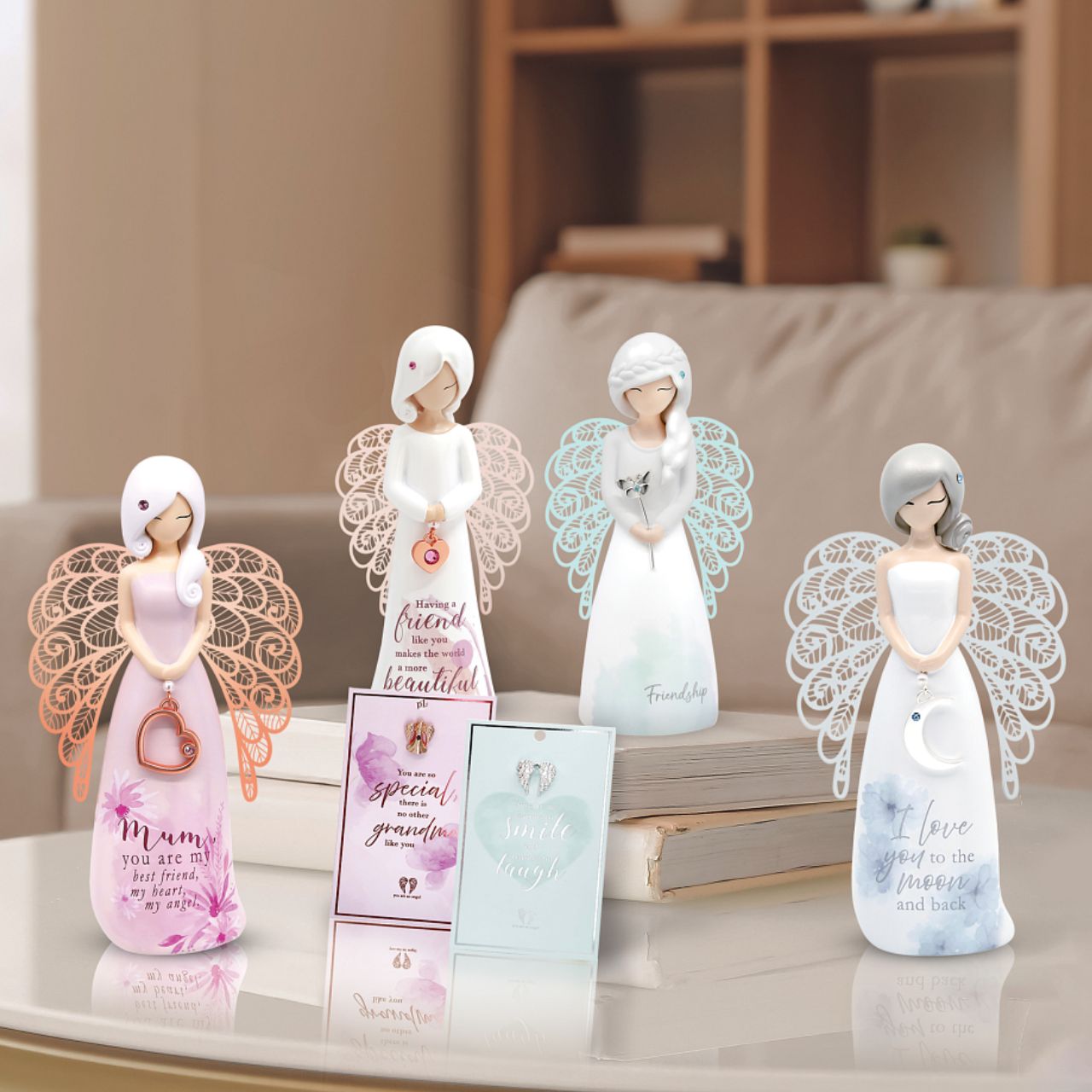 Reasons To Smile Pin Card Give the gift of love and appreciation with You Are An Angel pins, each packaged on a stunning foiled gift card with a heartfelt message for the special people in your life.