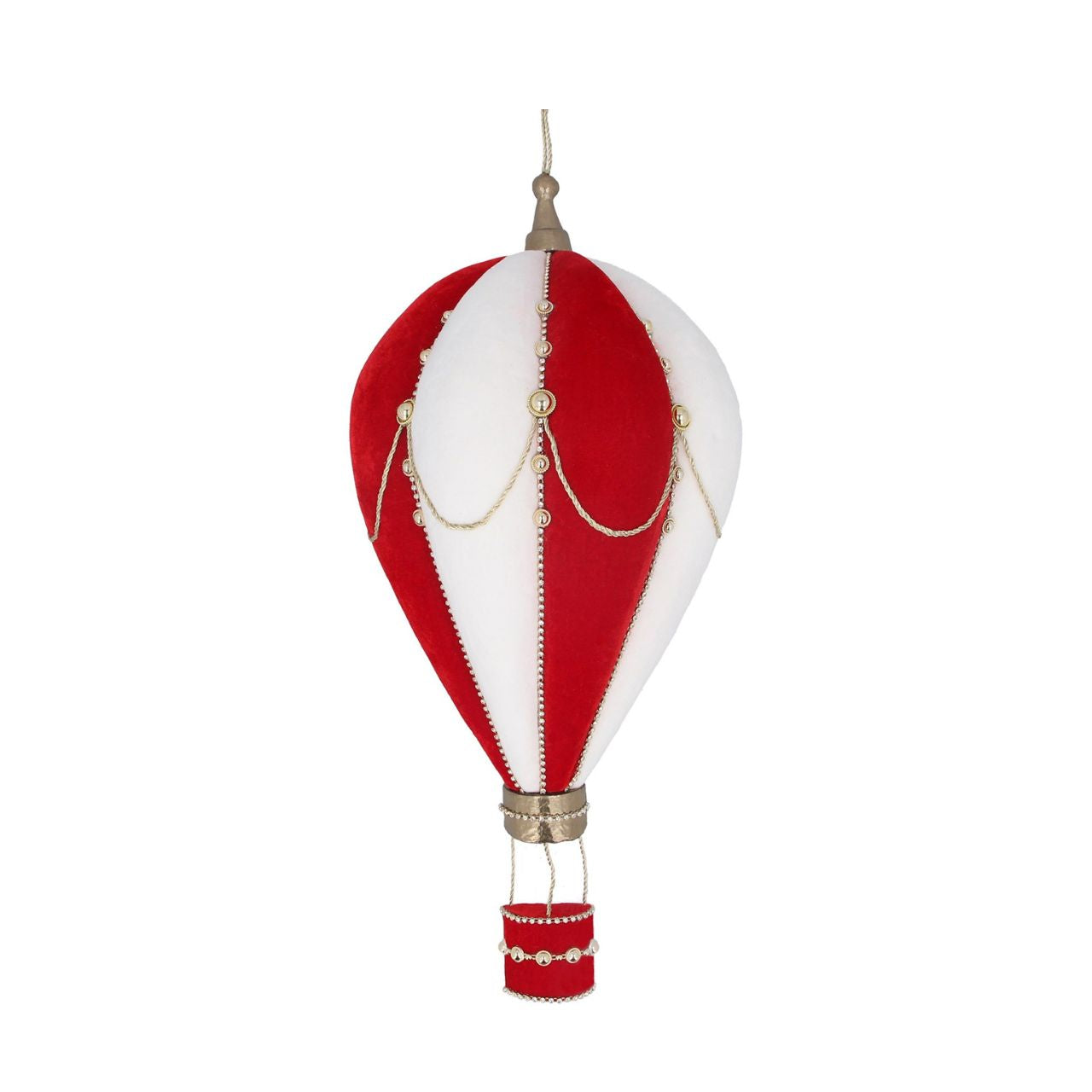 Gisela Graham Red & White Hot Air Balloon Christmas Wall Plaque Get festive with this gorgeous Gisela Graham Red & White Hot Air Balloon Christmas Wall Plaque. This plaque features a beautiful flying hot air balloon, and a bright red and white design. Hang it up to add a cheerful touch to your holiday décor.