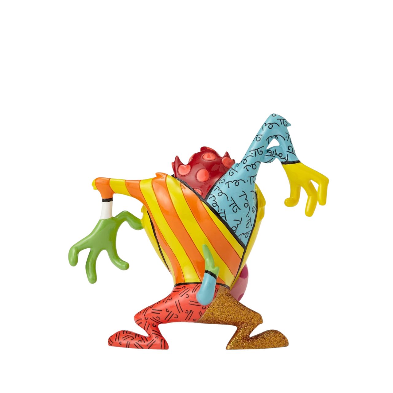 Featured here is the Tasmanian Devil who devours everything in sight, and also harbours a special craving for Bugs Bunny. Packed in a branded gift box. Unique variations should be expected as this product is hand painted. Not a toy or children's product.