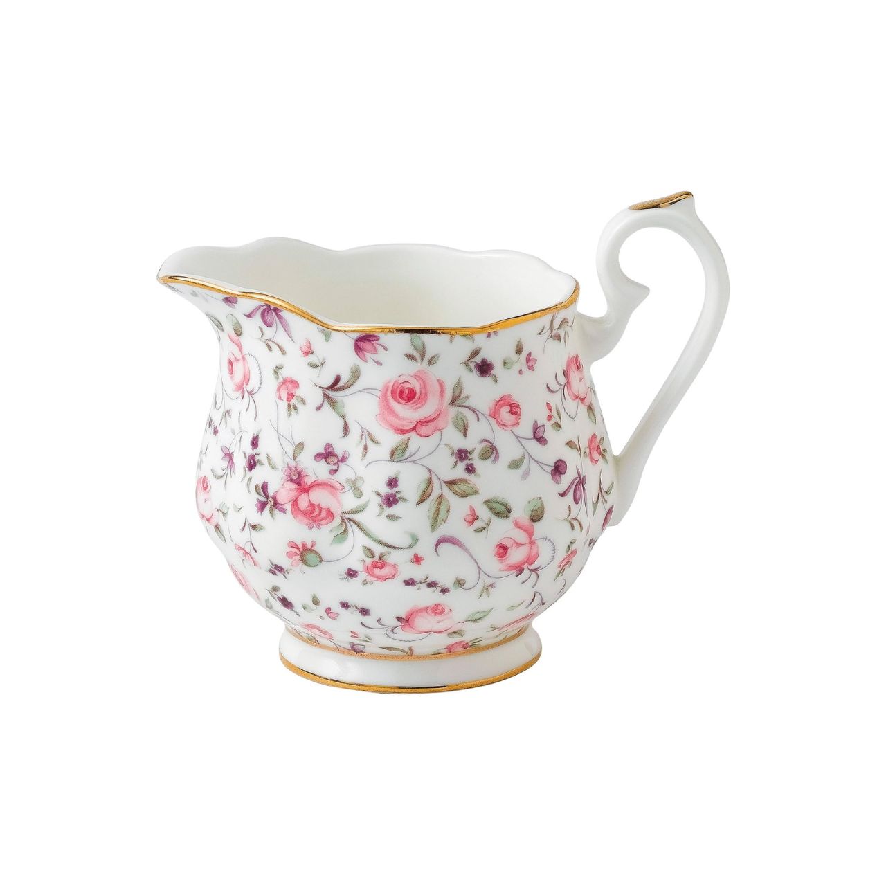 Vibrant and vivacious, Rose Confetti is a beautiful new addition to the vintage patterns that have made Royal Albert famous the world over. Youthful and exuberant, this beautiful Rose Confetti 2-Piece set, covered sugar bowl and creamer, all charmingly fashioned in fine bone china and combining classic form with intricate detailing, vibrant colours and a lustrous gold rim.
