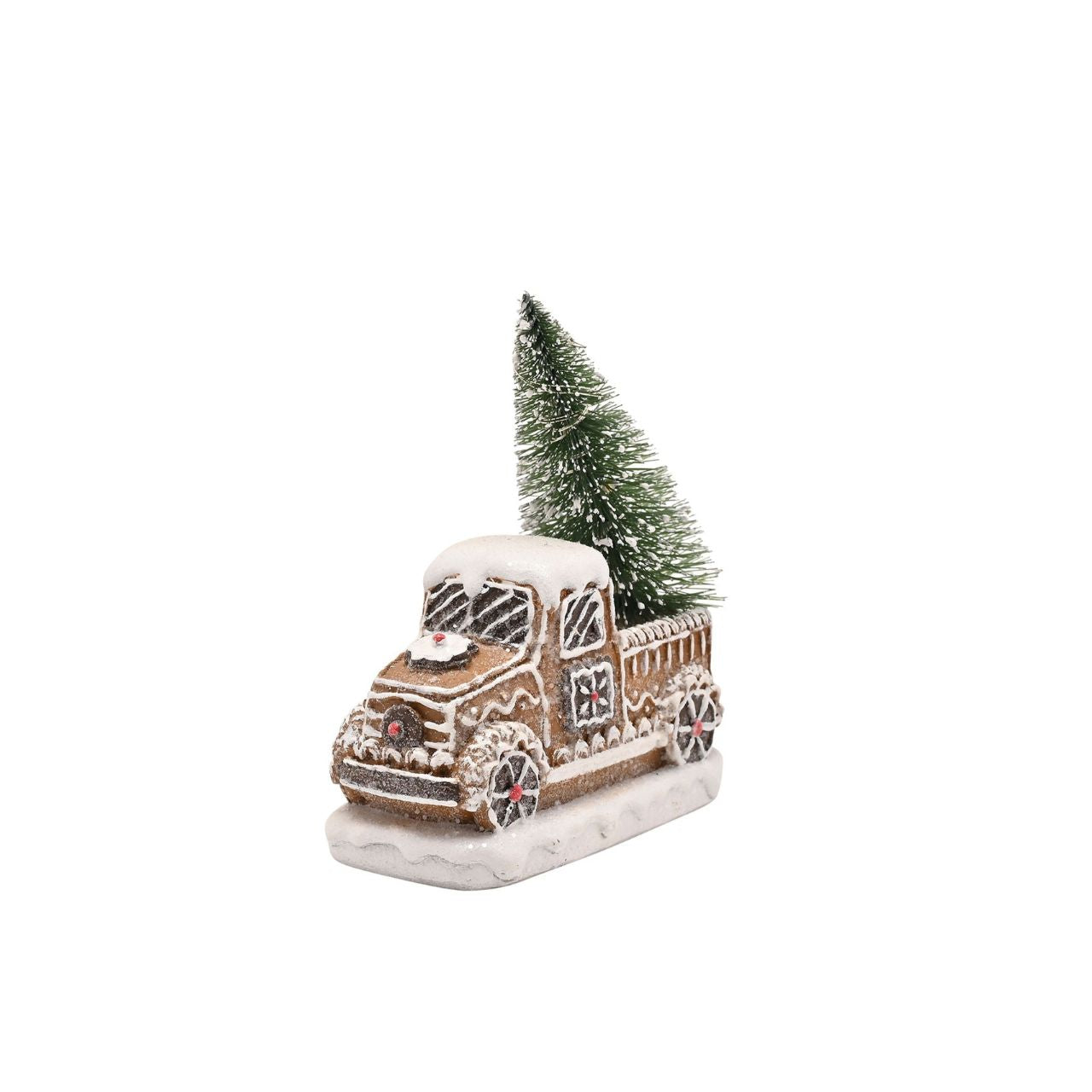 Transform seasonal displays with the Santa & Friends Light Up Gingerbread Truck - 14cm, designed to bring a touch of charm.
