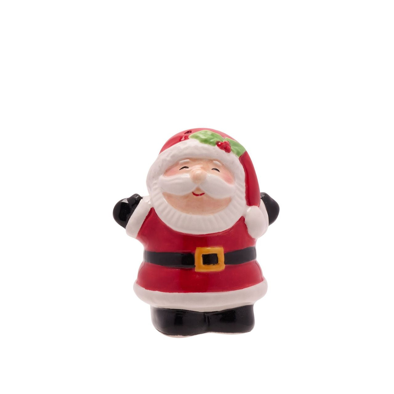 Bring festive cheer to the dinner table this Christmas with these charming Santa & Post Box salt and pepper shakers. Crafted from durable ceramics, these jolly figures add a playful touch to mealtimes. Santa holds the salt, ready to sprinkle seasoning and joy.