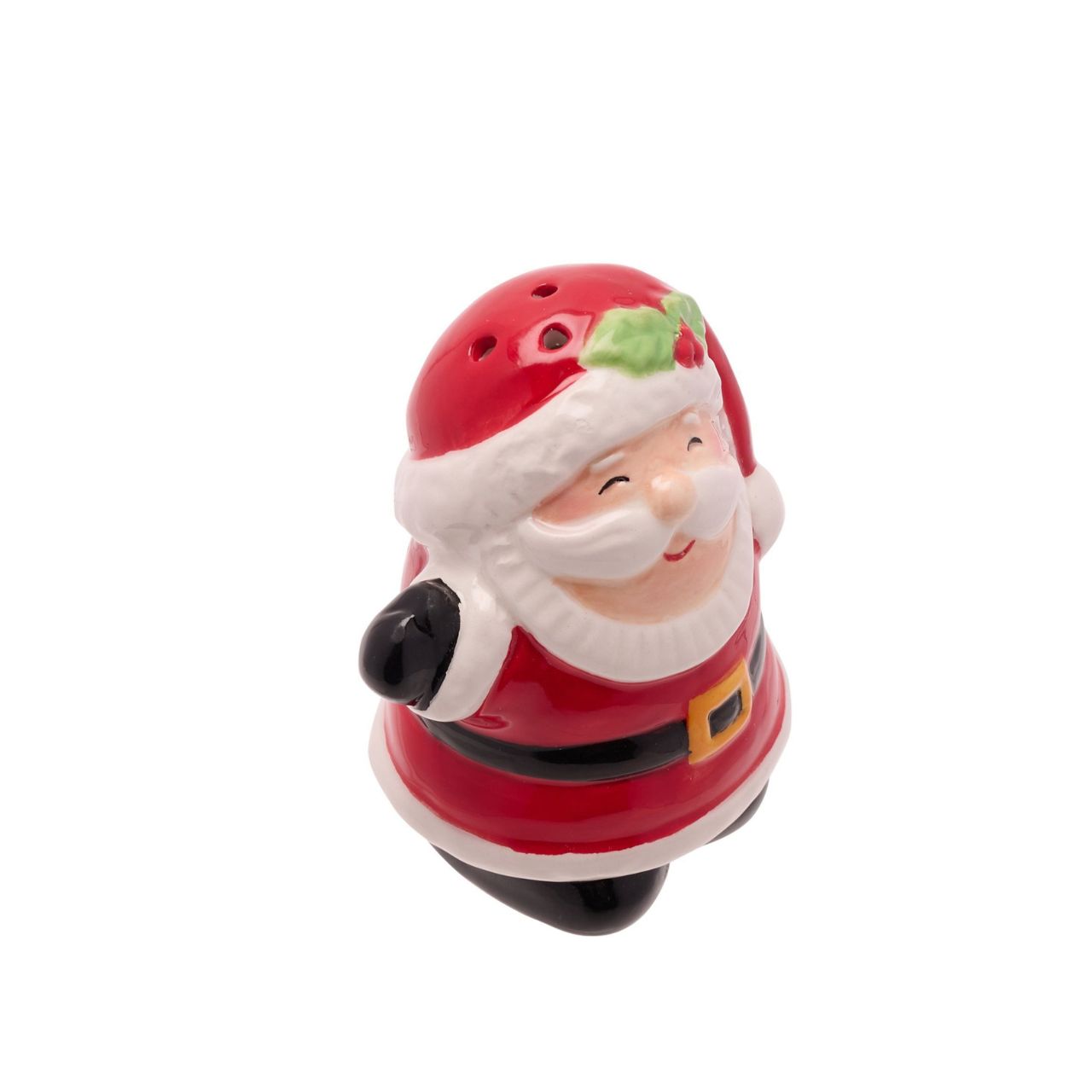 Bring festive cheer to the dinner table this Christmas with these charming Santa & Post Box salt and pepper shakers. Crafted from durable ceramics, these jolly figures add a playful touch to mealtimes. Santa holds the salt, ready to sprinkle seasoning and joy.