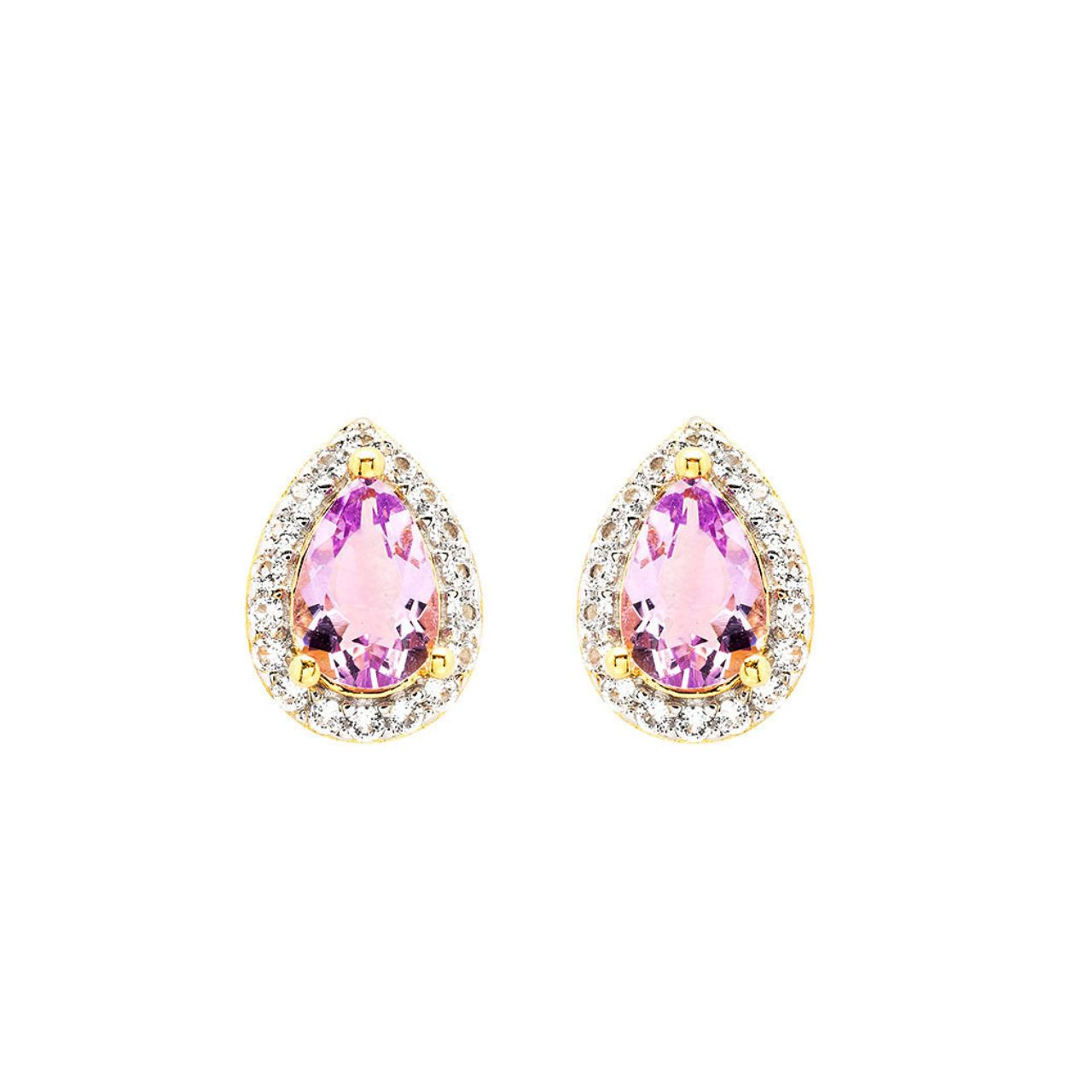 Elevate your elegance with the ShanOre 14kt Gold Vermeil Genuine Amethyst Halo Earrings. Delicately crafted in 14kt gold vermeil, these earrings feature a stunning genuine amethyst surrounded by a halo of shimmering detail, offering a timeless blend of luxury and vibrant colour.