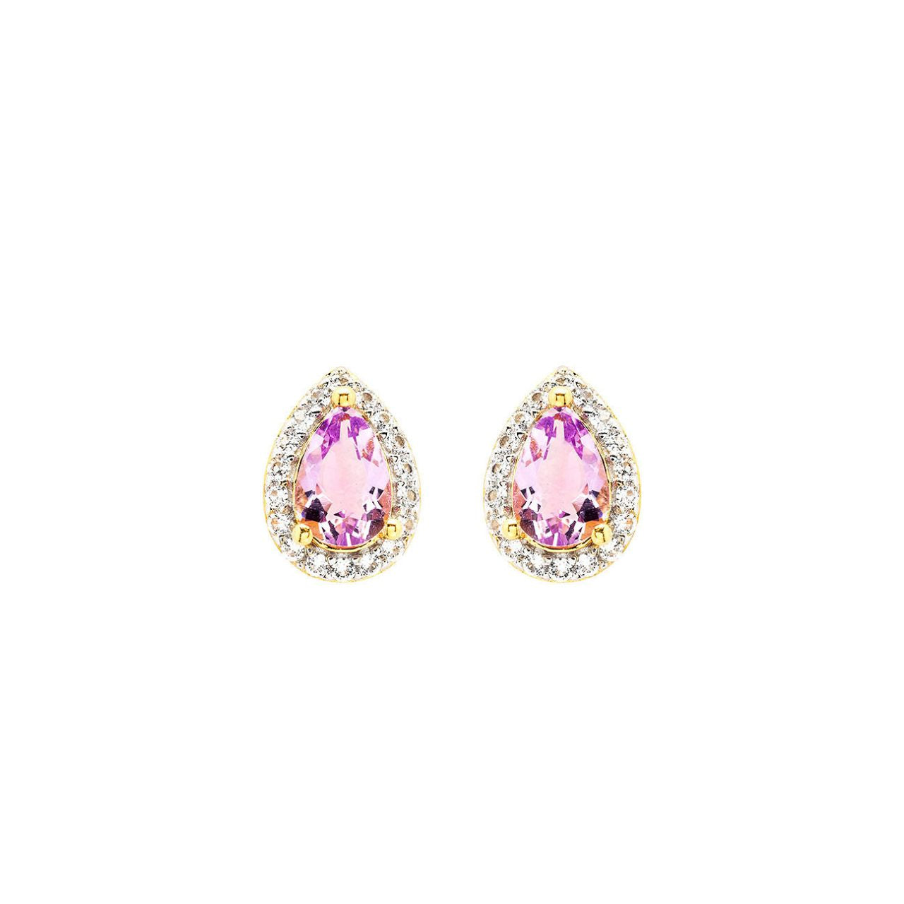 Elevate your elegance with the ShanOre 14kt Gold Vermeil Genuine Amethyst Halo Earrings. Delicately crafted in 14kt gold vermeil, these earrings feature a stunning genuine amethyst surrounded by a halo of shimmering detail, offering a timeless blend of luxury and vibrant colour.